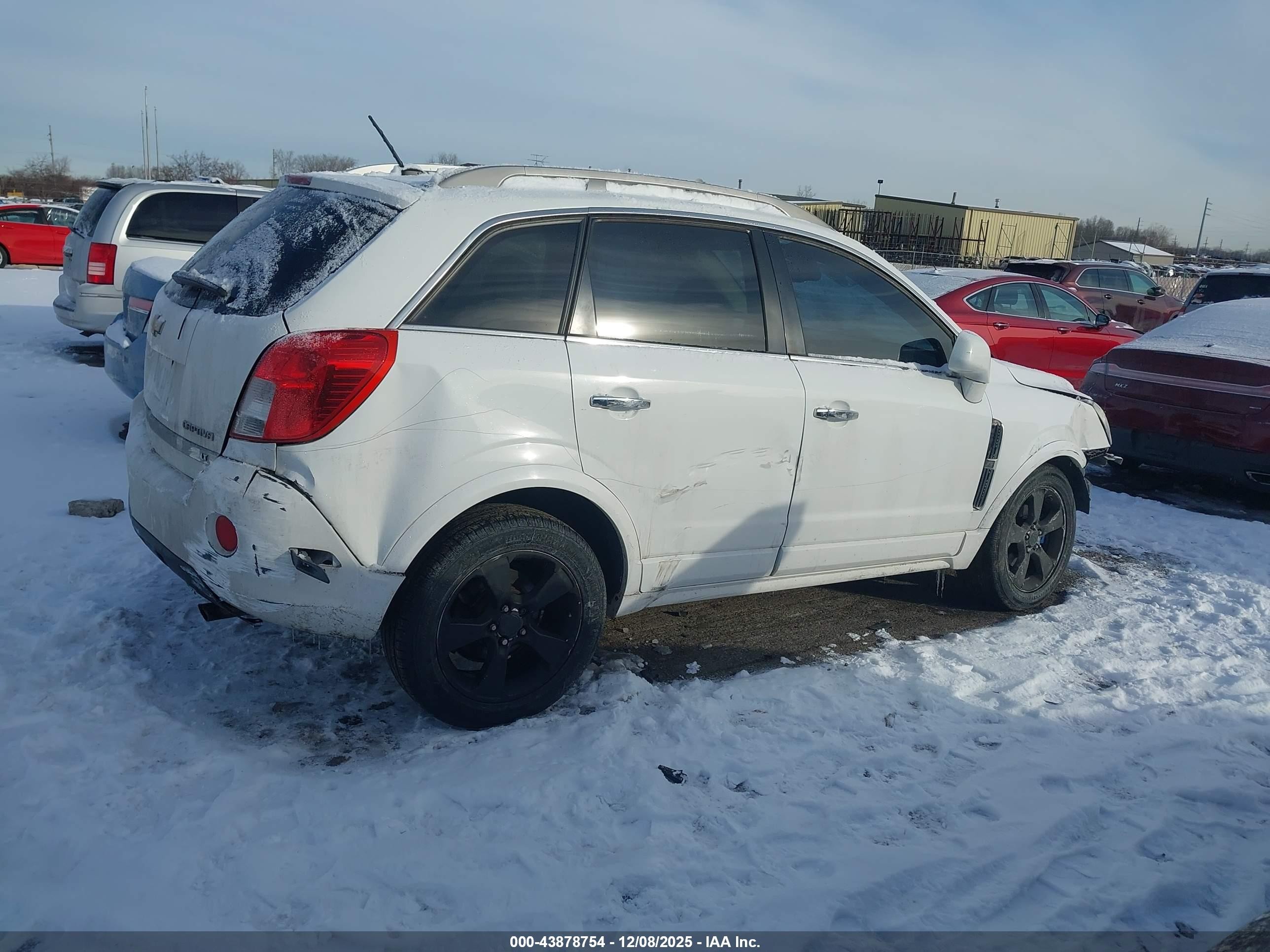 2014 Chevrolet Captiva Sport Lt White vin: 3GNAL3EK5ES671467