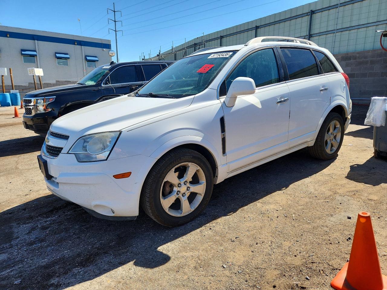 2014 Chevrolet Captiva Lt White vin: 3GNAL3EK5ES678094