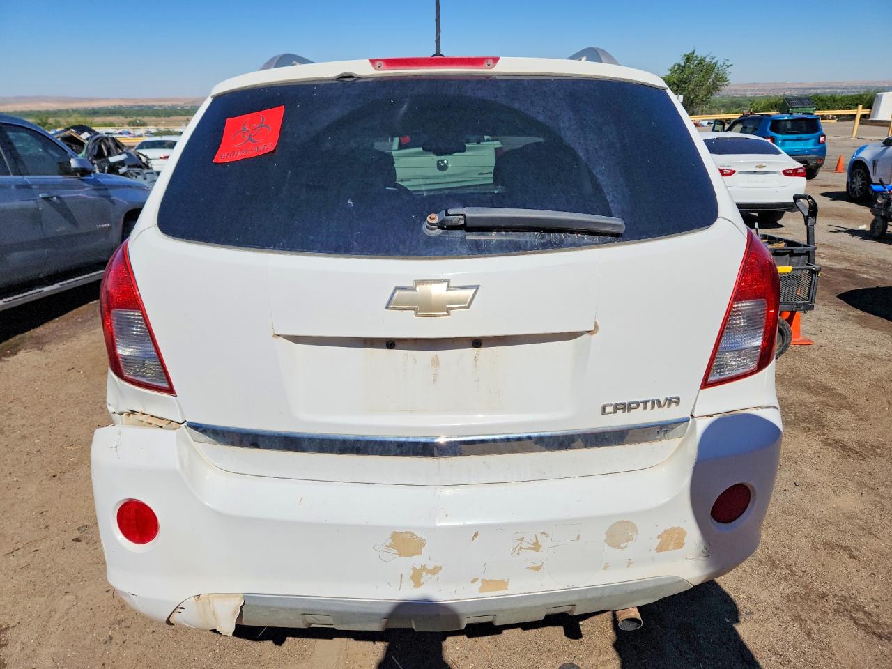 2014 Chevrolet Captiva Lt White vin: 3GNAL3EK5ES678094
