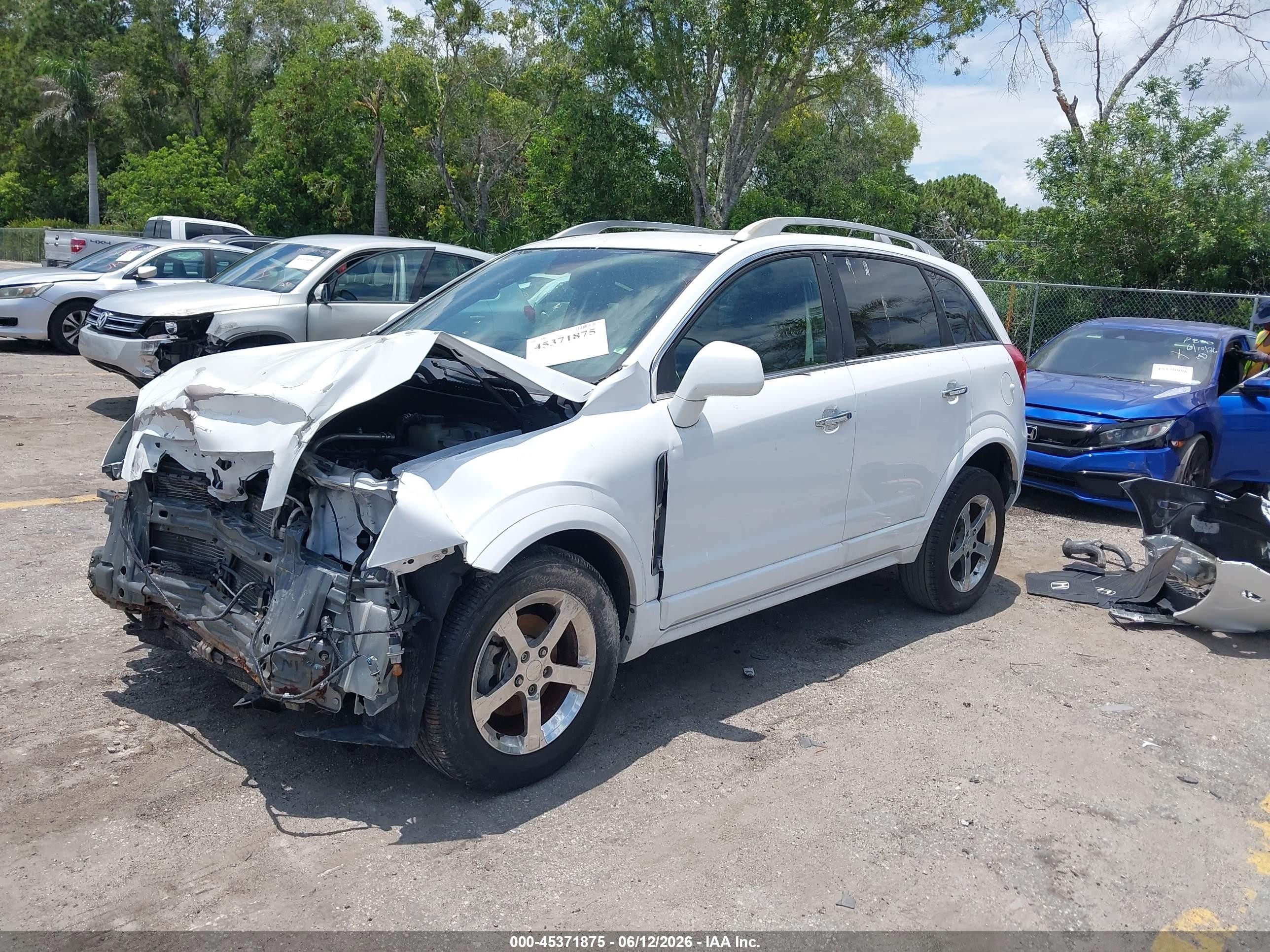 2013 Chevrolet Captiva Sport Lt Белый vin: 3GNAL3EK6DS579587