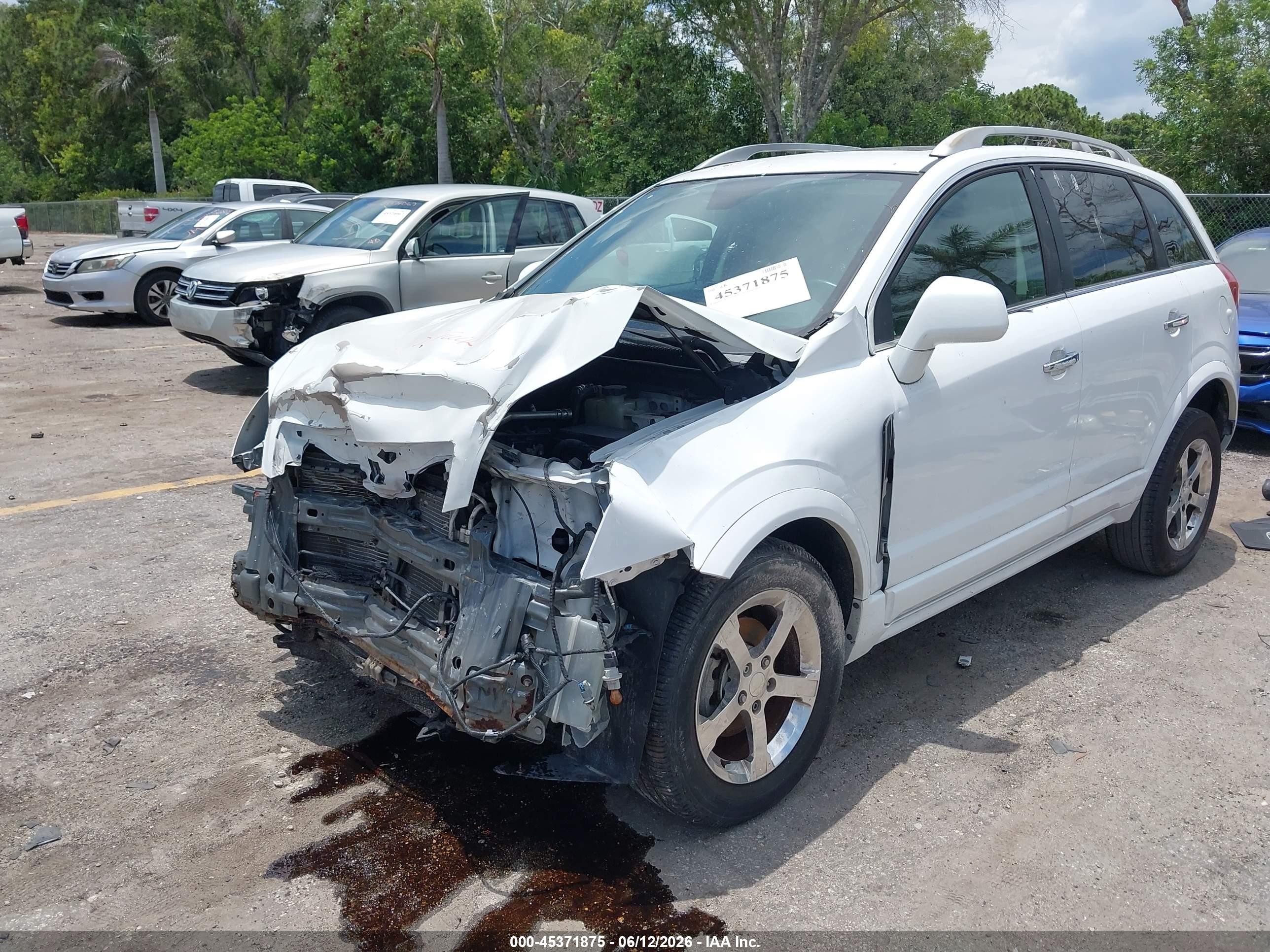 2013 Chevrolet Captiva Sport Lt Белый vin: 3GNAL3EK6DS579587