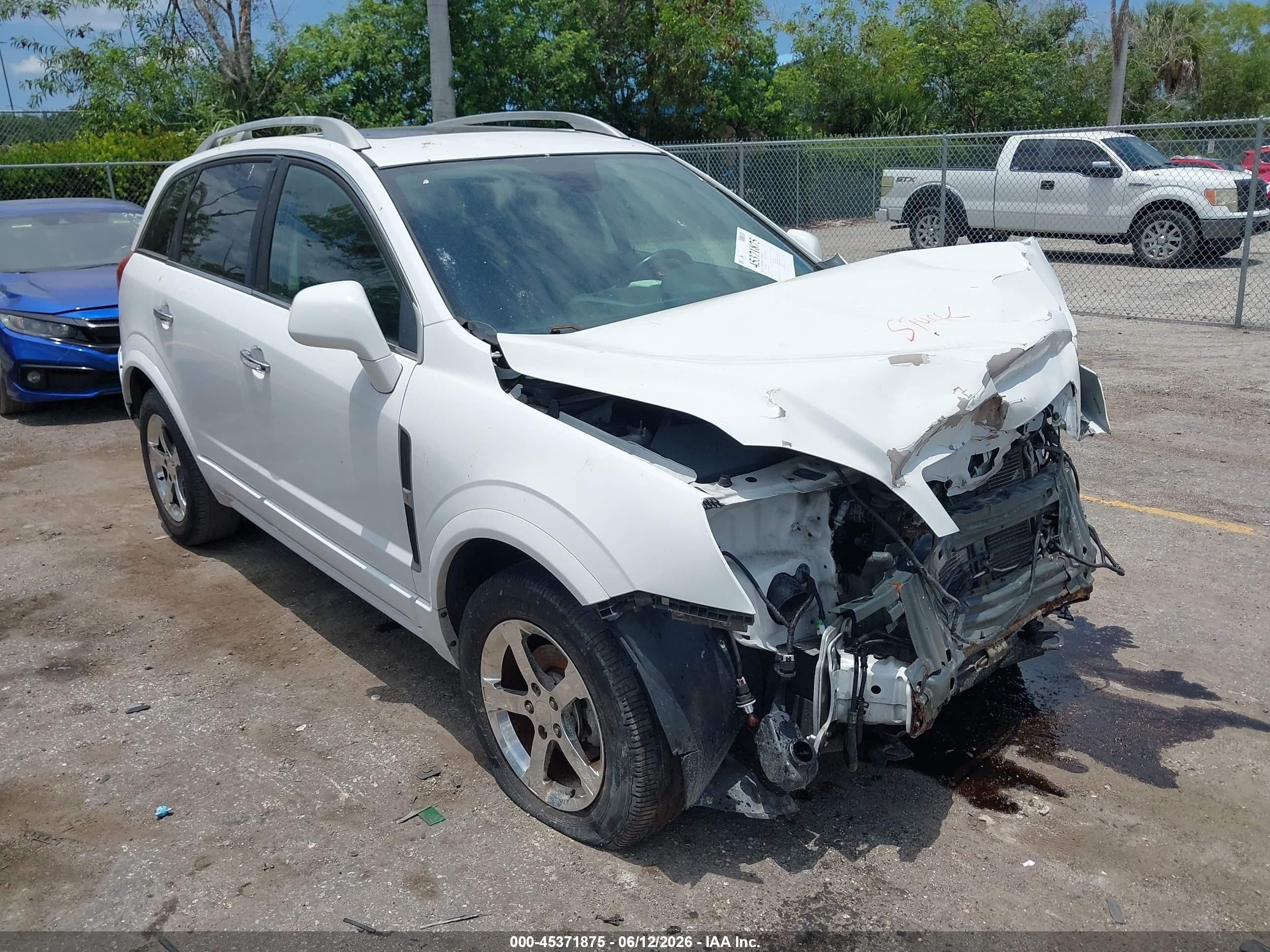 2013 Chevrolet Captiva Sport Lt Белый vin: 3GNAL3EK6DS579587