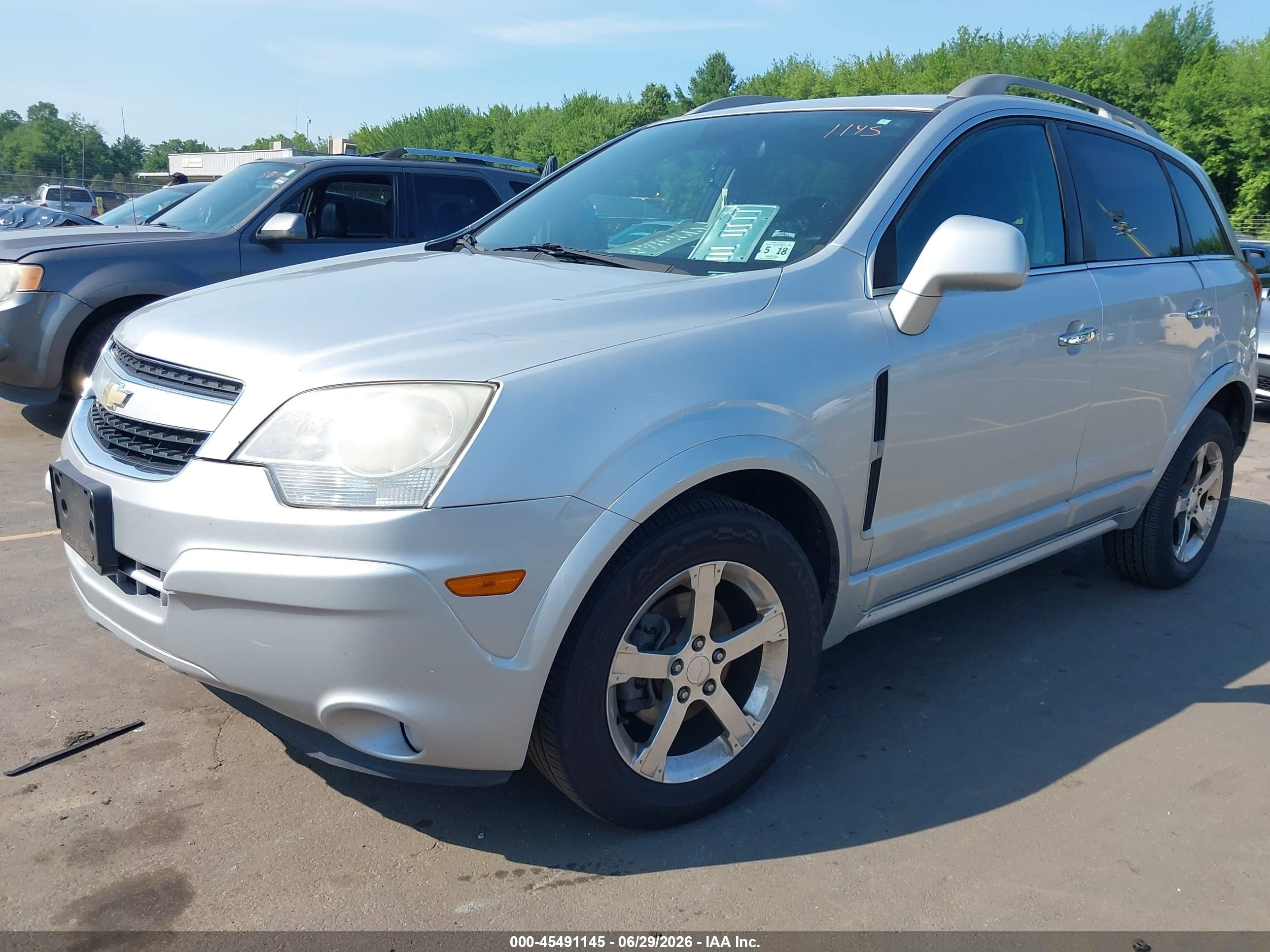 2013 Chevrolet Captiva Sport Fleet Lt Silver vin: 3GNAL3EK6DS626617