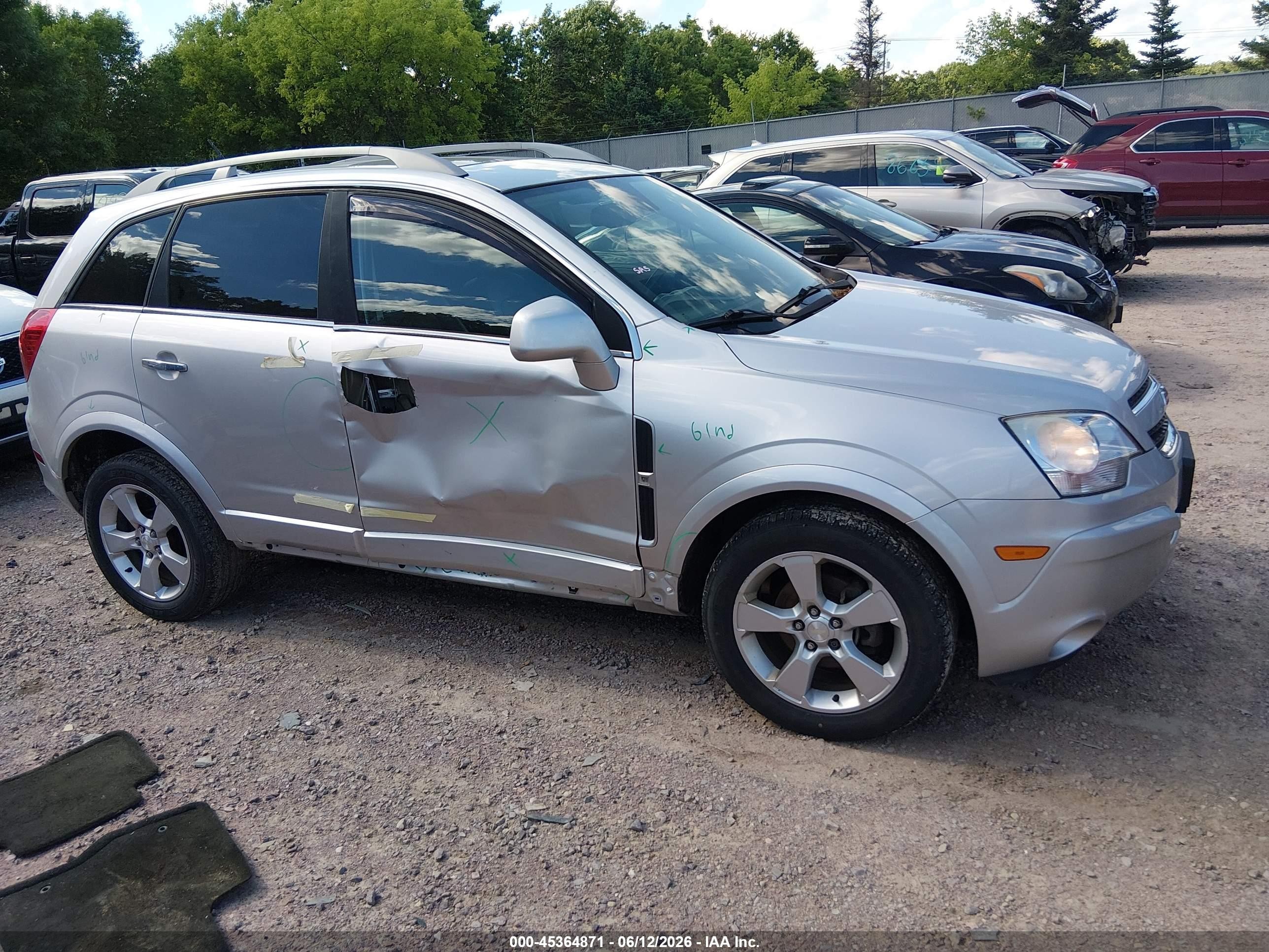 2014 Chevrolet Captiva Sport Lt Silver vin: 3GNAL3EK6ES626764