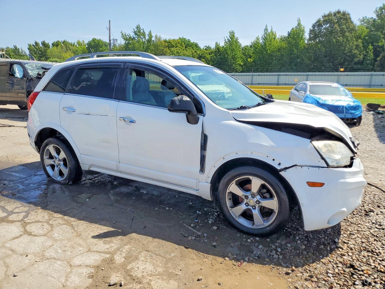 2014 Chevrolet Captiva Lt White vin: 3GNAL3EK6ES668741