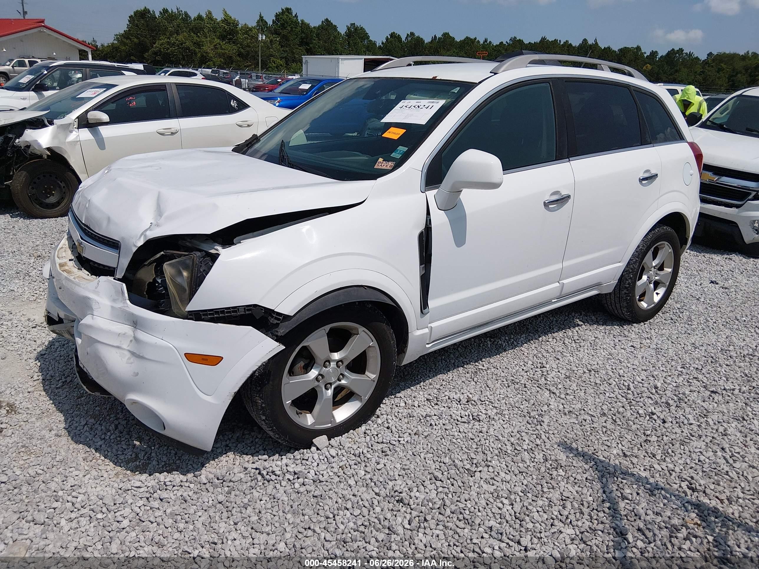 2015 Chevrolet Captiva Sport Fleet Lt White vin: 3GNAL3EK6FS506092