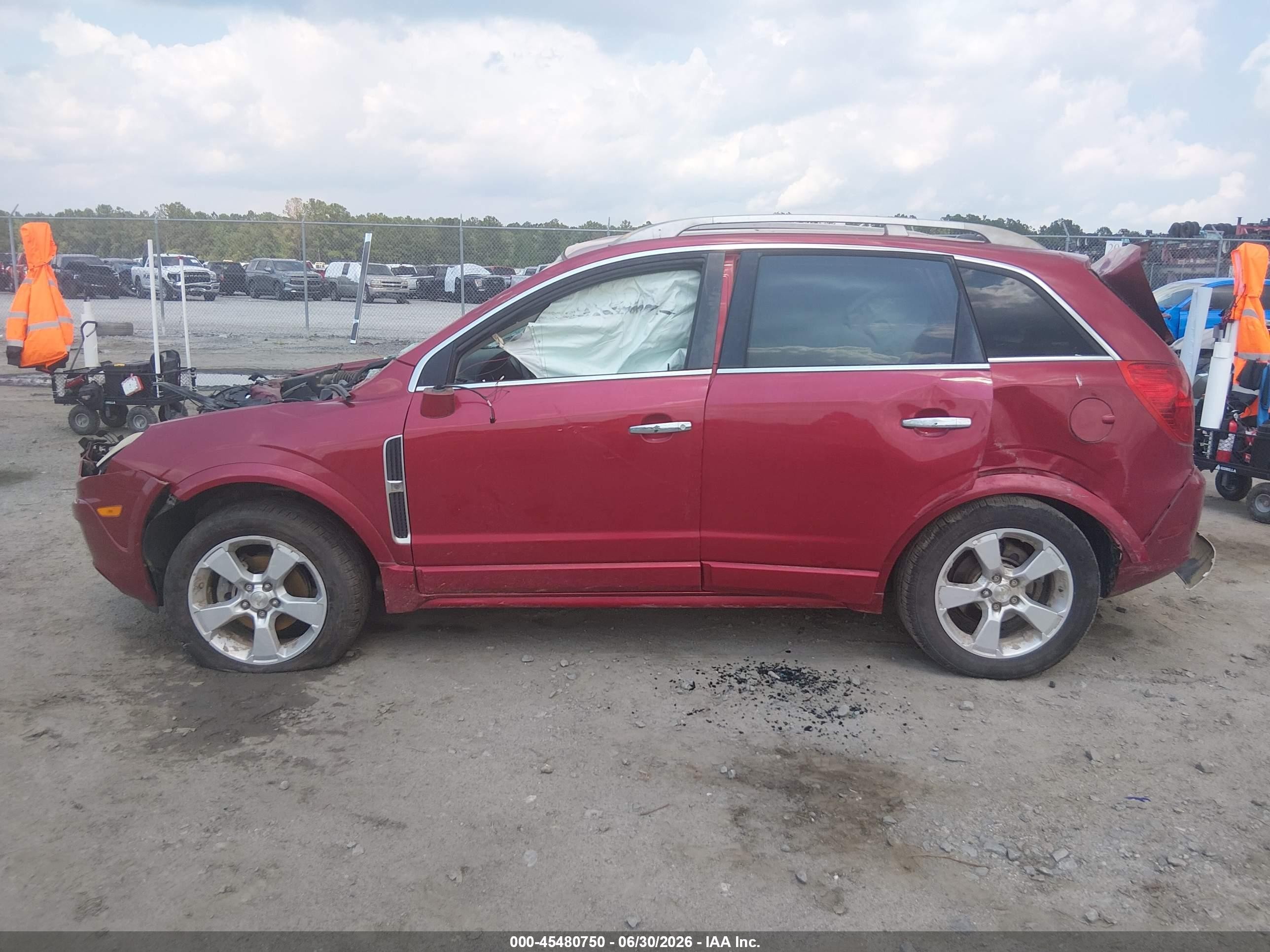 2015 Chevrolet Captiva Sport Fleet Lt Burgundy vin: 3GNAL3EK6FS507789