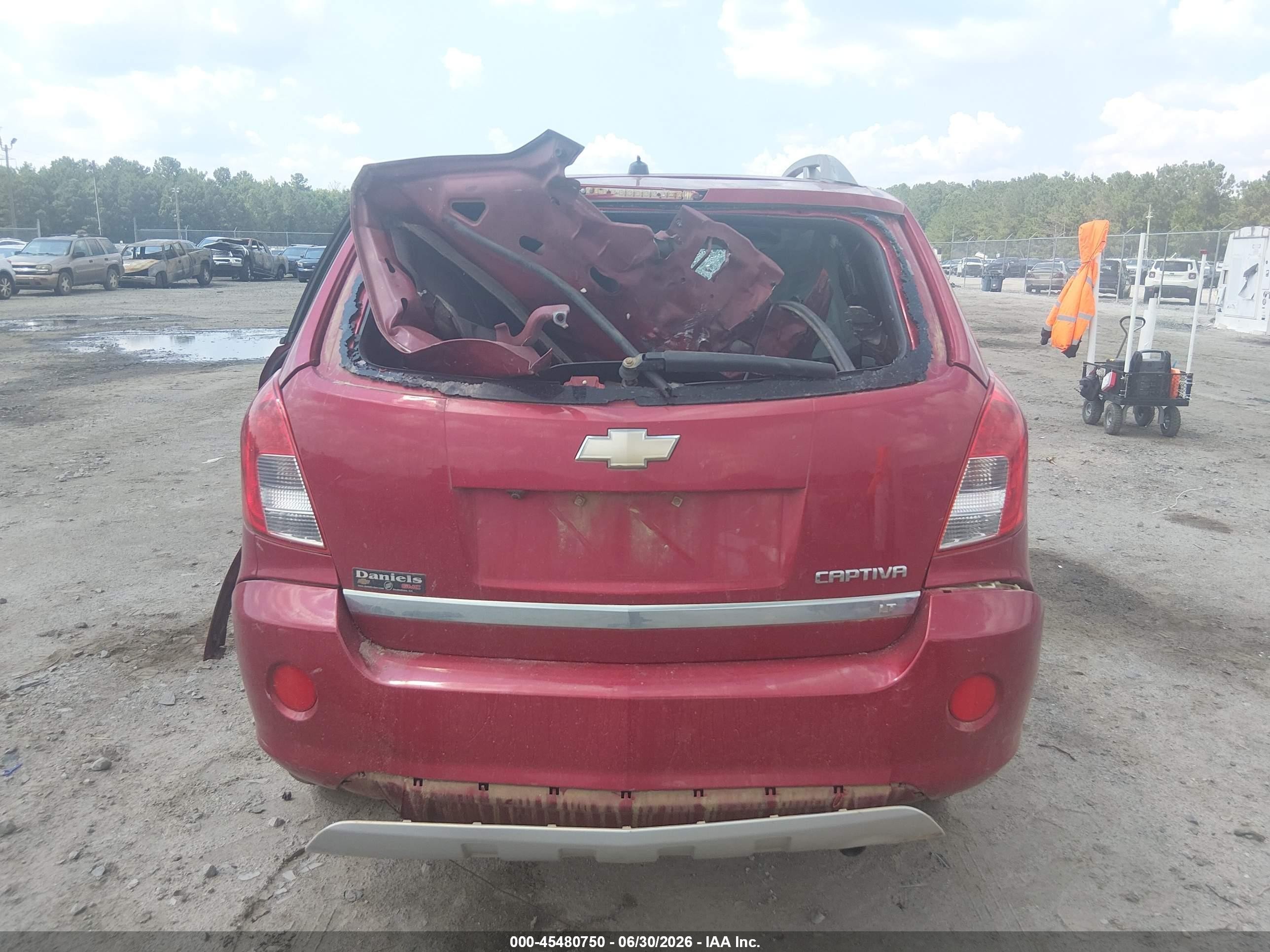 2015 Chevrolet Captiva Sport Fleet Lt Burgundy vin: 3GNAL3EK6FS507789