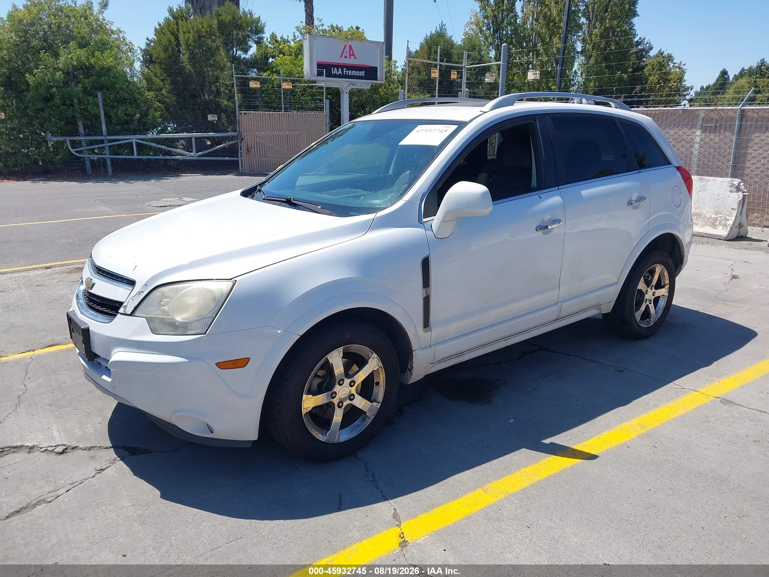 2013 Chevrolet Captiva Sport Fleet Lt White vin: 3GNAL3EK7DS592266