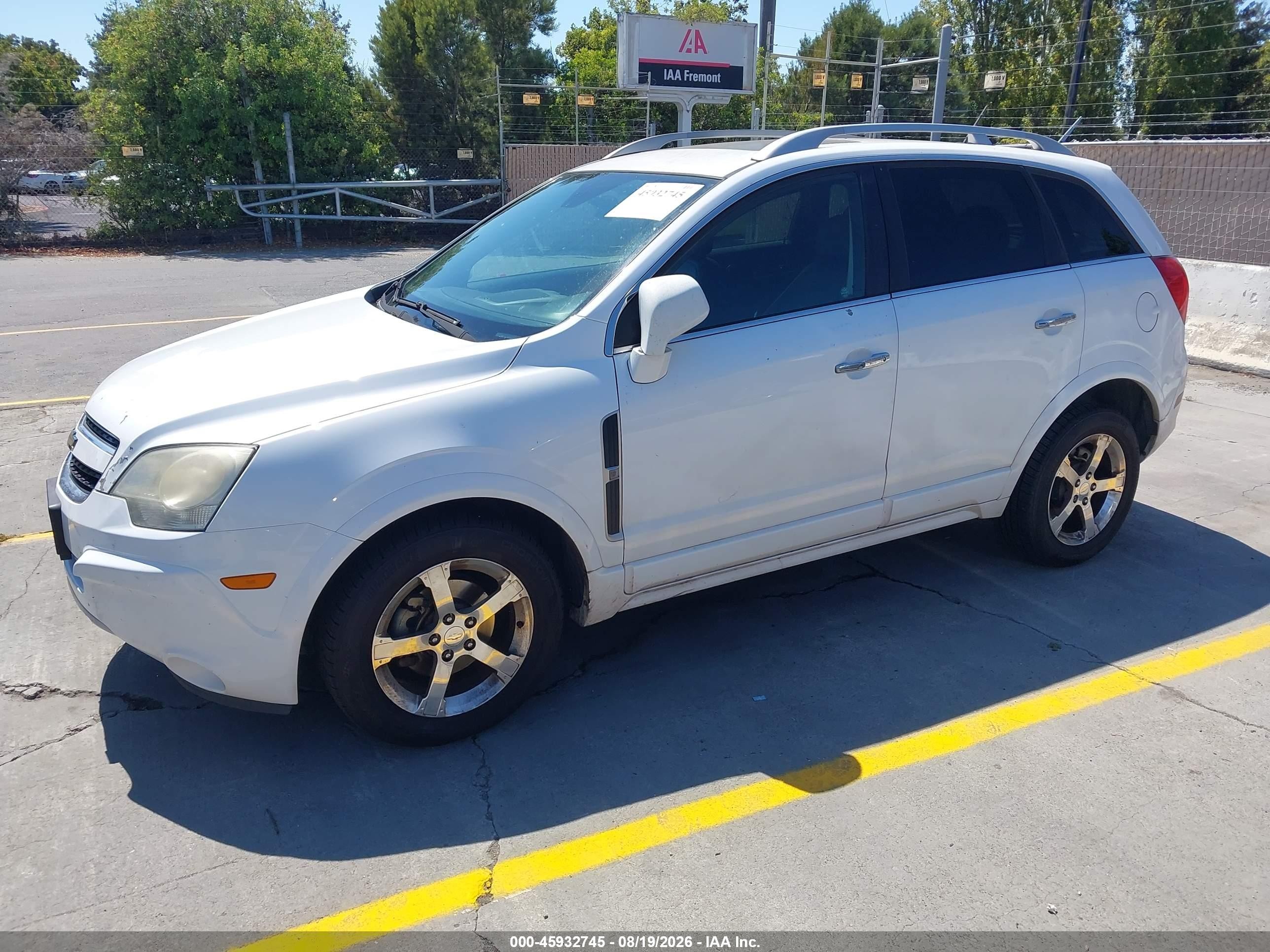 2013 Chevrolet Captiva Sport Fleet Lt White vin: 3GNAL3EK7DS592266