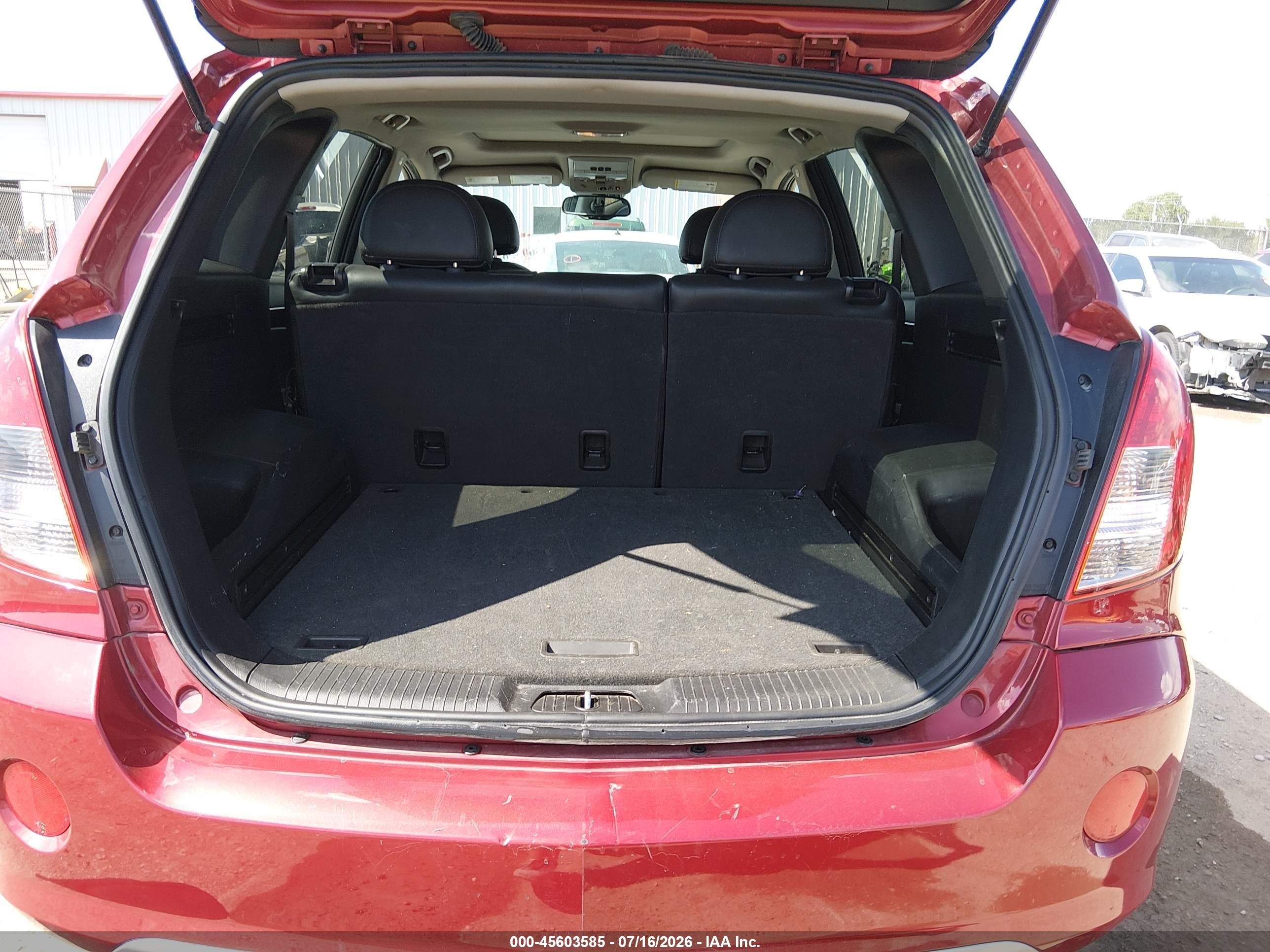 2013 Chevrolet Captiva Sport Fleet Lt Red vin: 3GNAL3EK7DS593630