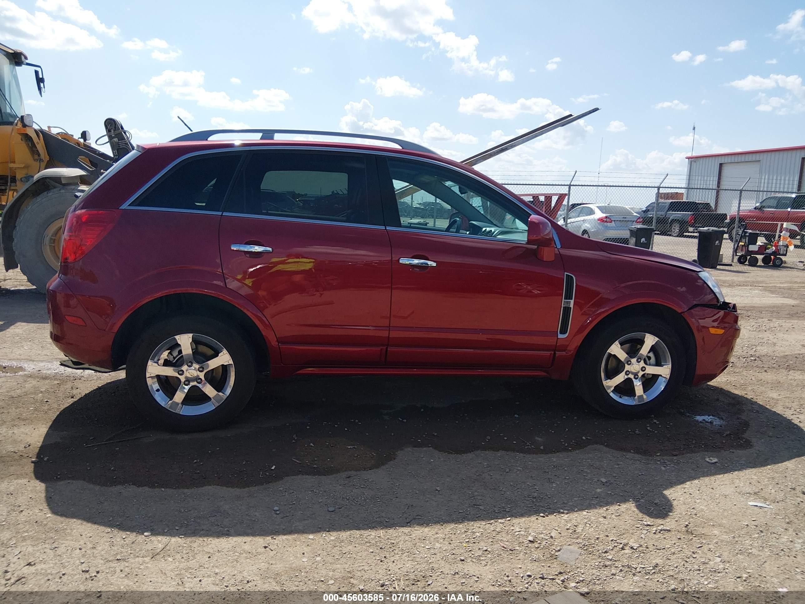 2013 Chevrolet Captiva Sport Fleet Lt Red vin: 3GNAL3EK7DS593630