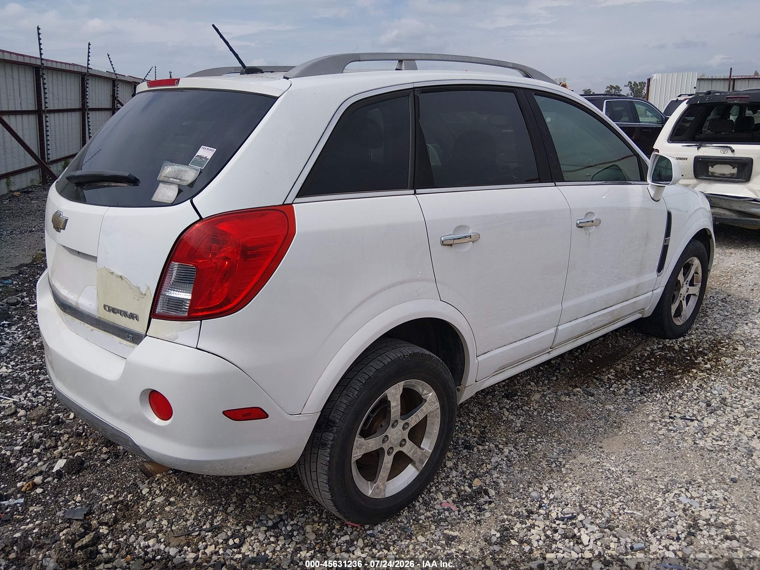 2013 Chevrolet Captiva Sport Fleet Lt White vin: 3GNAL3EK7DS624813