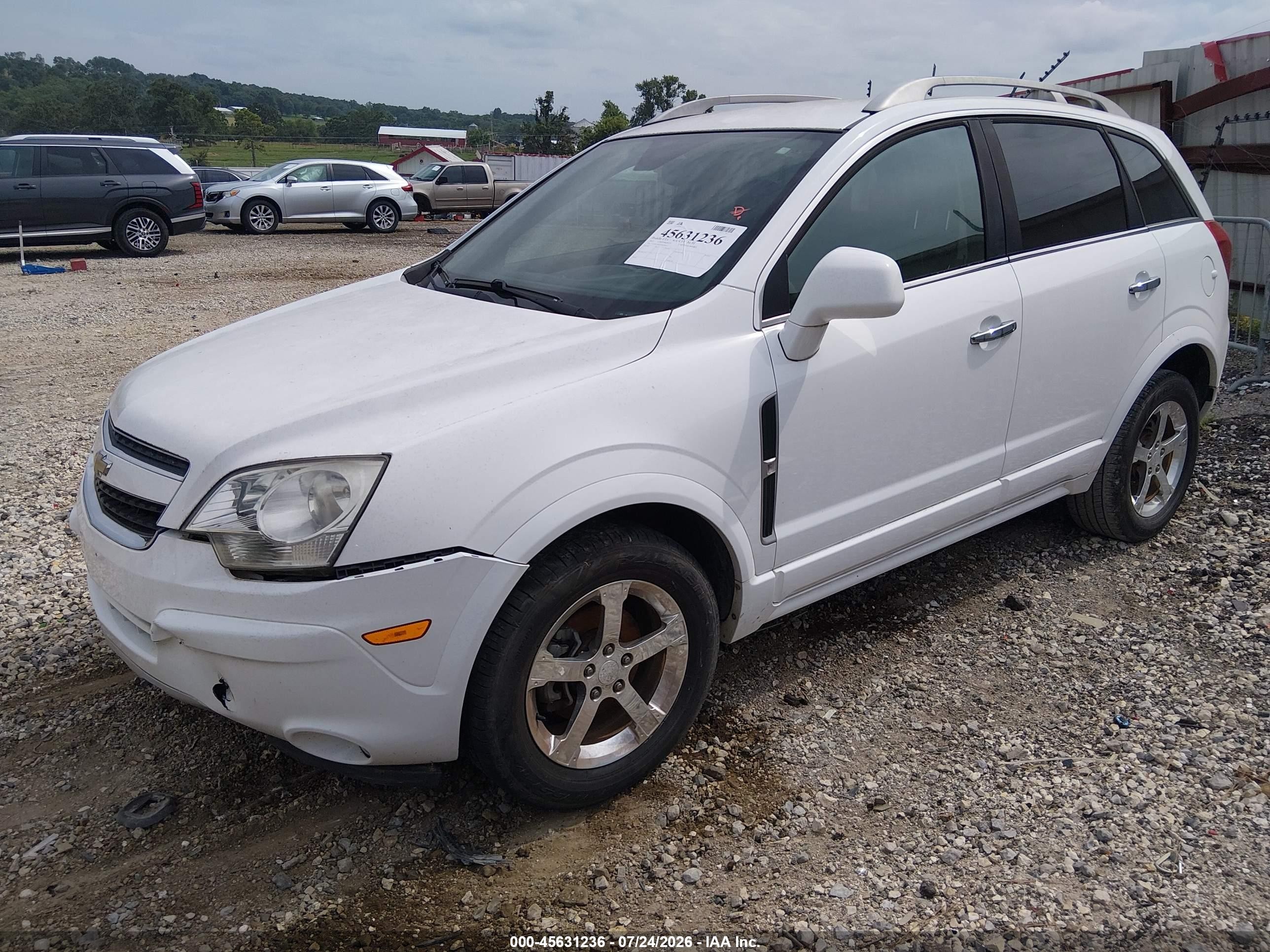 2013 Chevrolet Captiva Sport Fleet Lt White vin: 3GNAL3EK7DS624813