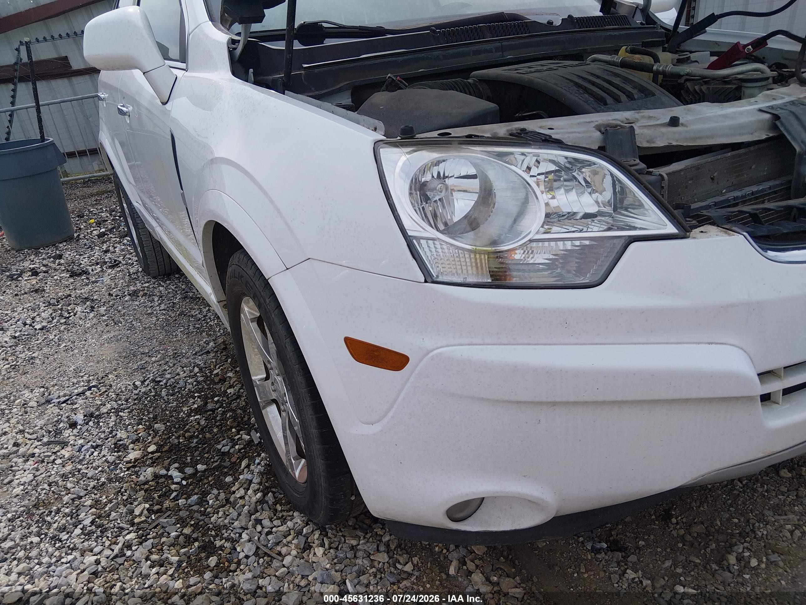 2013 Chevrolet Captiva Sport Fleet Lt White vin: 3GNAL3EK7DS624813