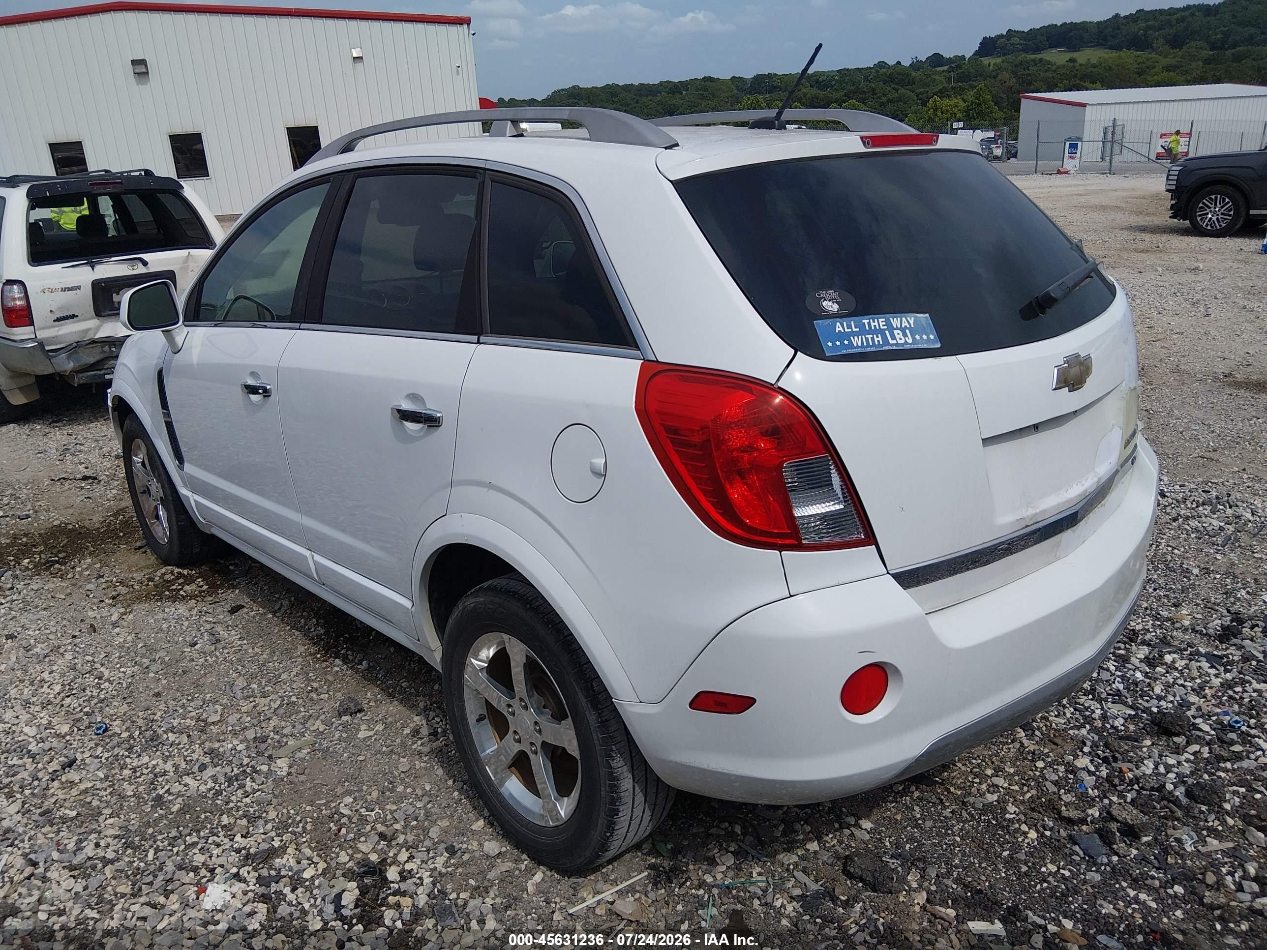 2013 Chevrolet Captiva Sport Fleet Lt White vin: 3GNAL3EK7DS624813