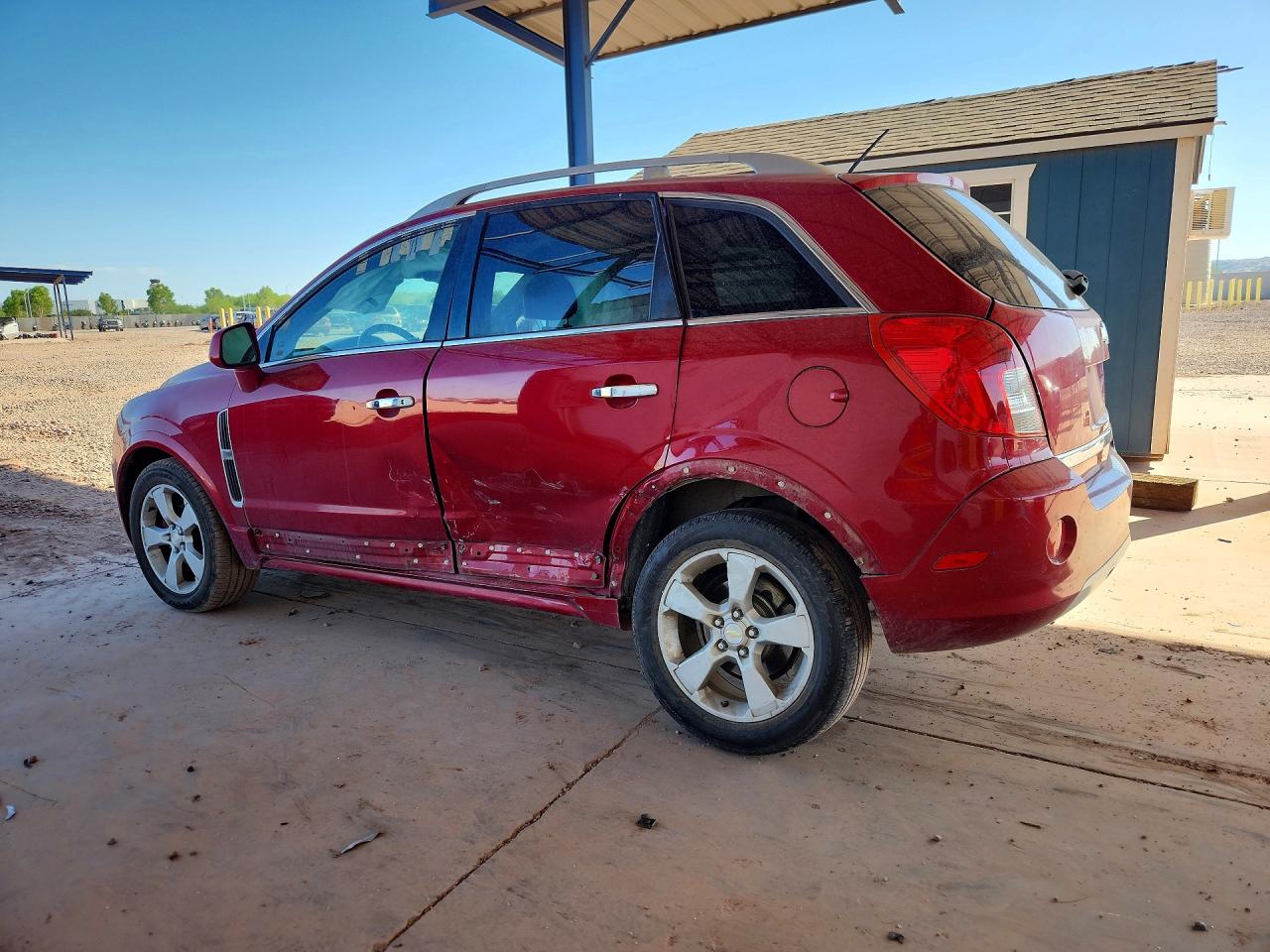 2014 Chevrolet Captiva Lt Red vin: 3GNAL3EK8ES563652