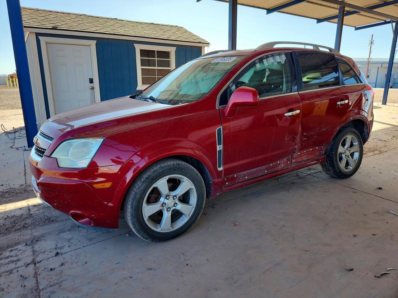 2014 Chevrolet Captiva Lt Red vin: 3GNAL3EK8ES563652