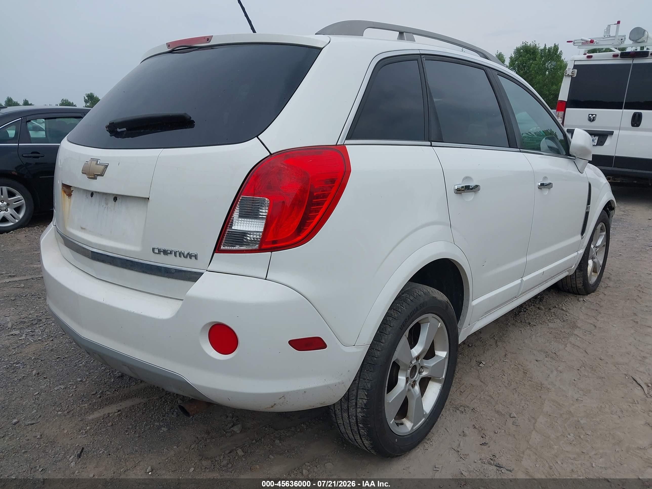 2014 Chevrolet Captiva Sport Fleet Lt White vin: 3GNAL3EK8ES681104