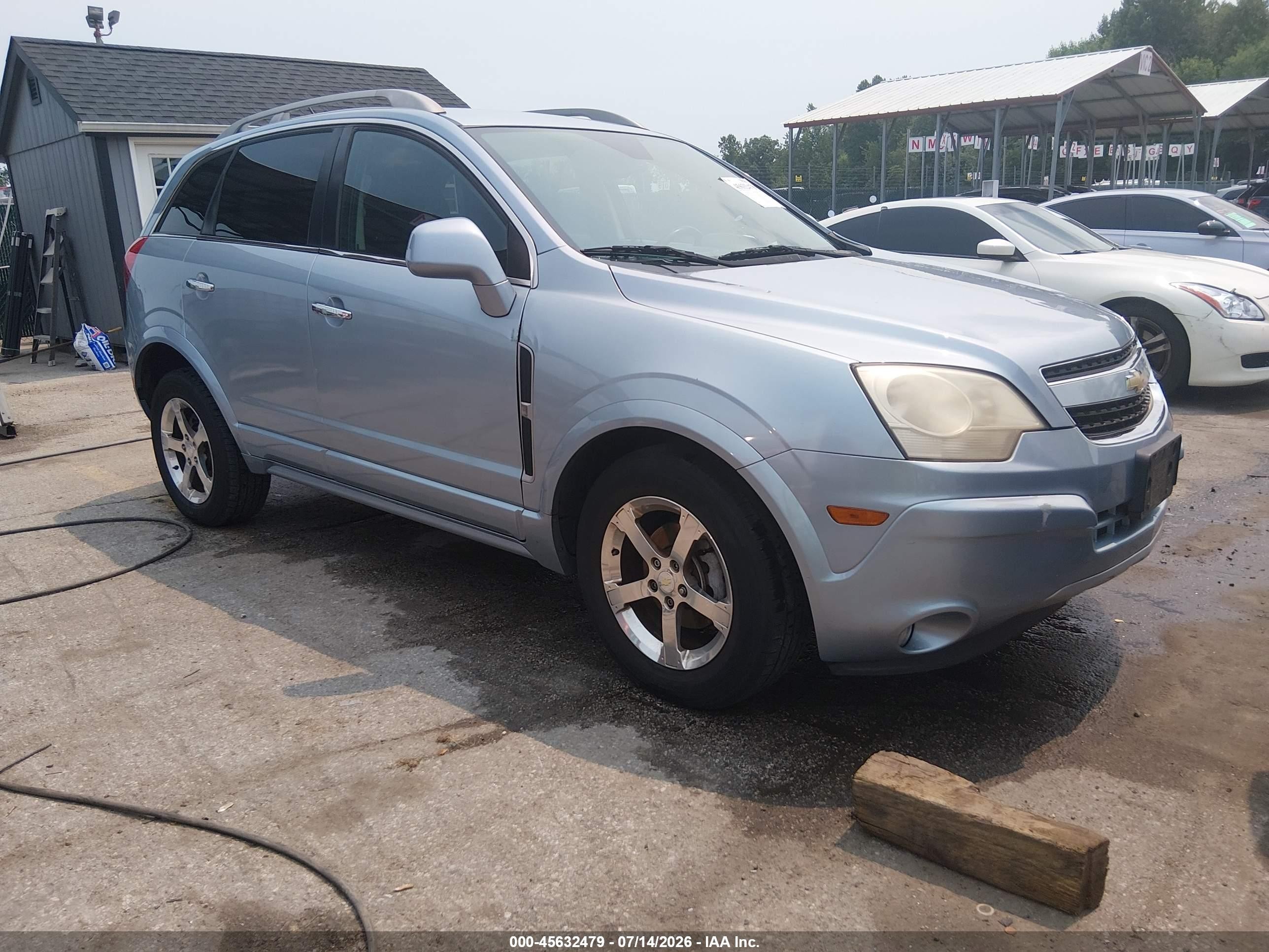 2013 Chevrolet Captiva Sport Fleet Lt Light Blue vin: 3GNAL3EK9DS585514