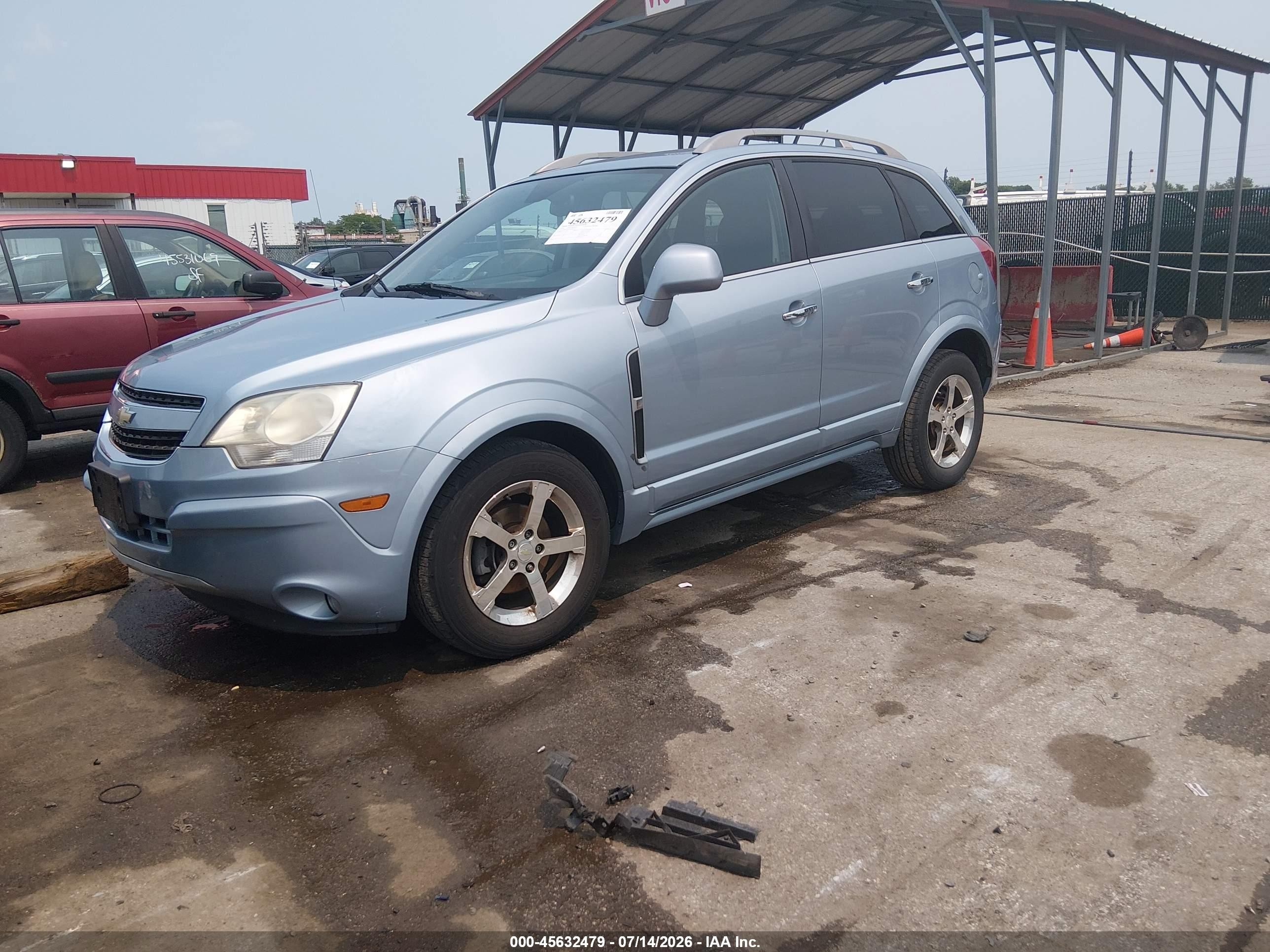2013 Chevrolet Captiva Sport Fleet Lt Light Blue vin: 3GNAL3EK9DS585514