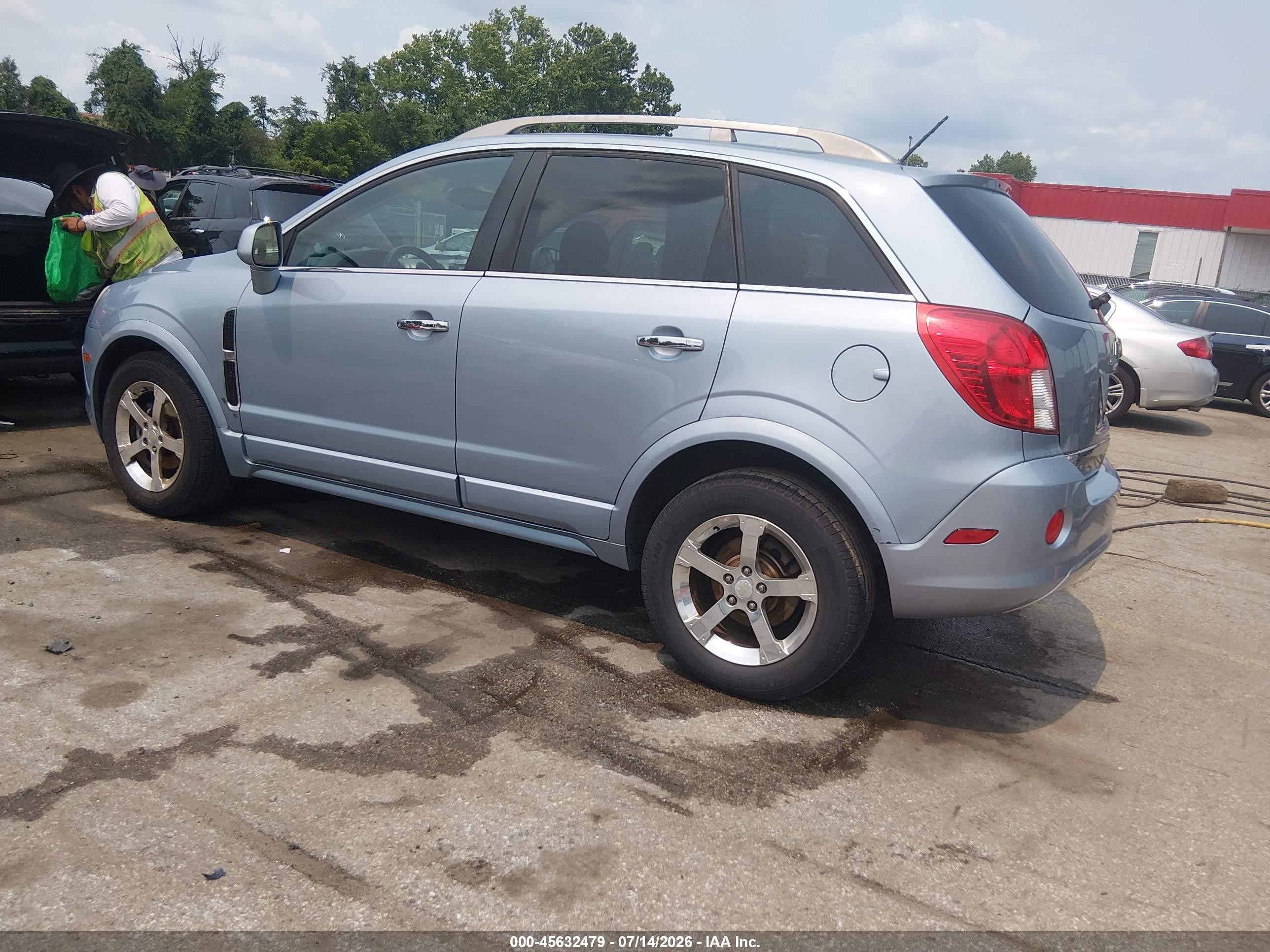 2013 Chevrolet Captiva Sport Fleet Lt Light Blue vin: 3GNAL3EK9DS585514