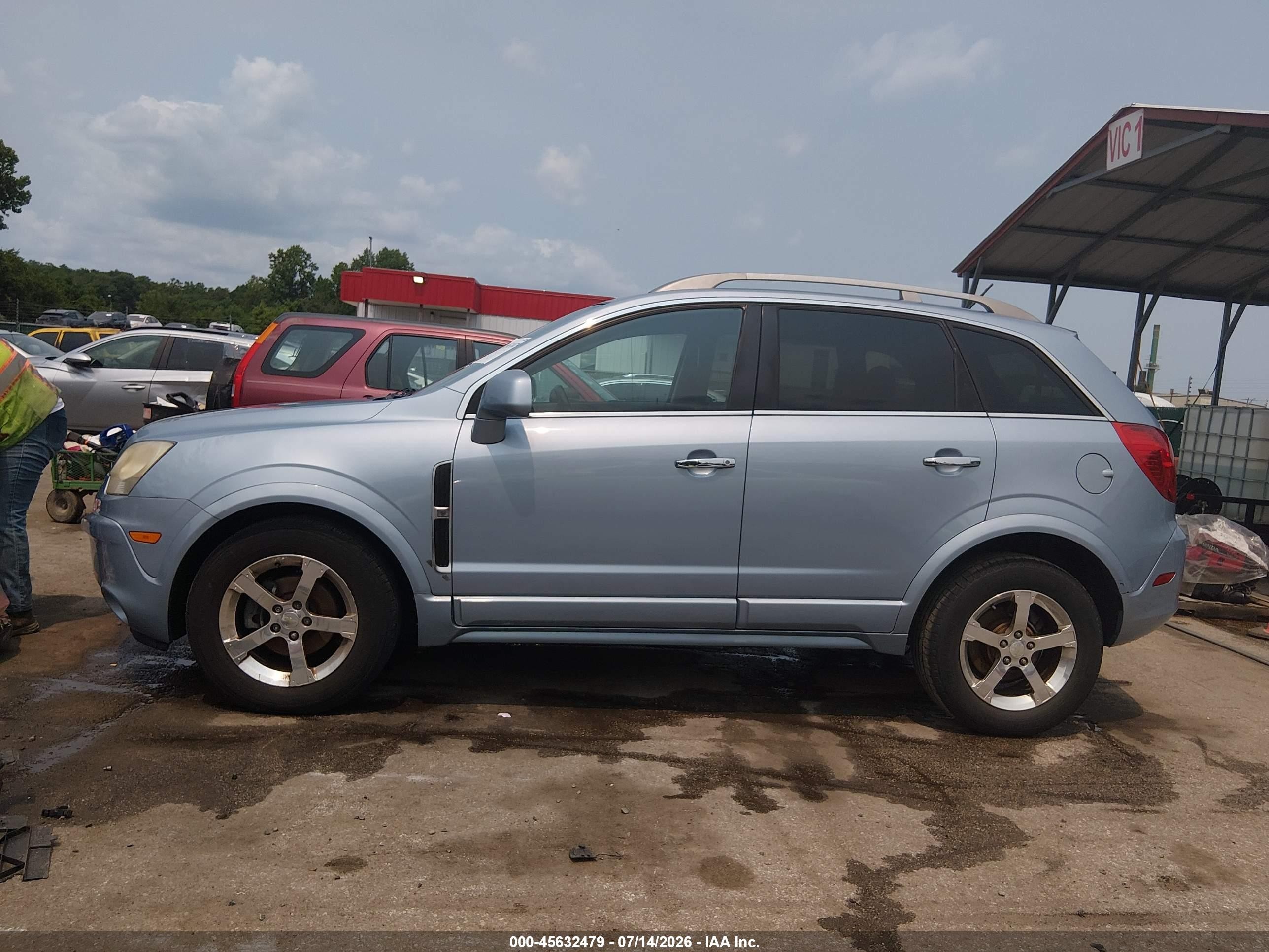 2013 Chevrolet Captiva Sport Fleet Lt Light Blue vin: 3GNAL3EK9DS585514