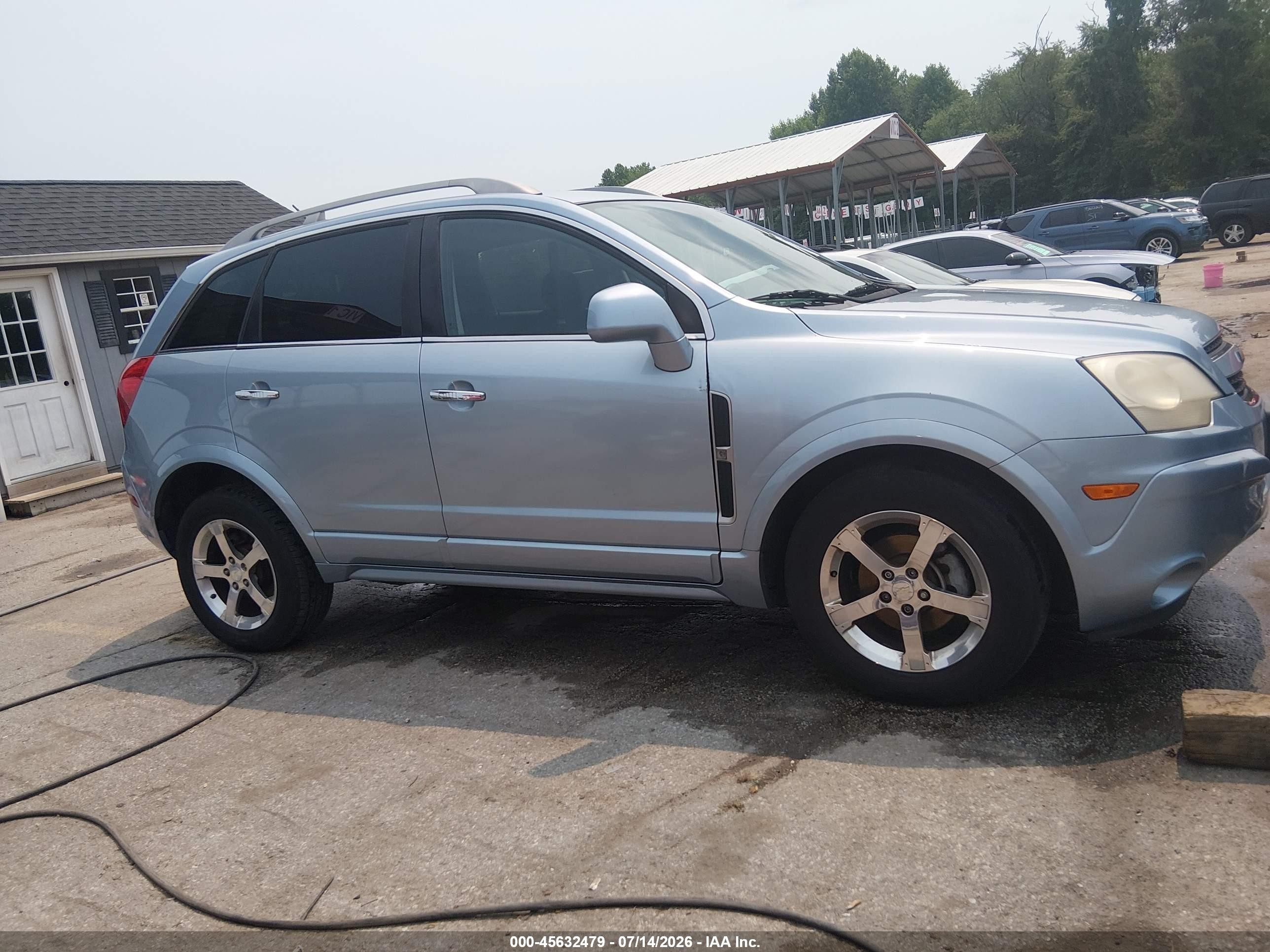 2013 Chevrolet Captiva Sport Fleet Lt Light Blue vin: 3GNAL3EK9DS585514
