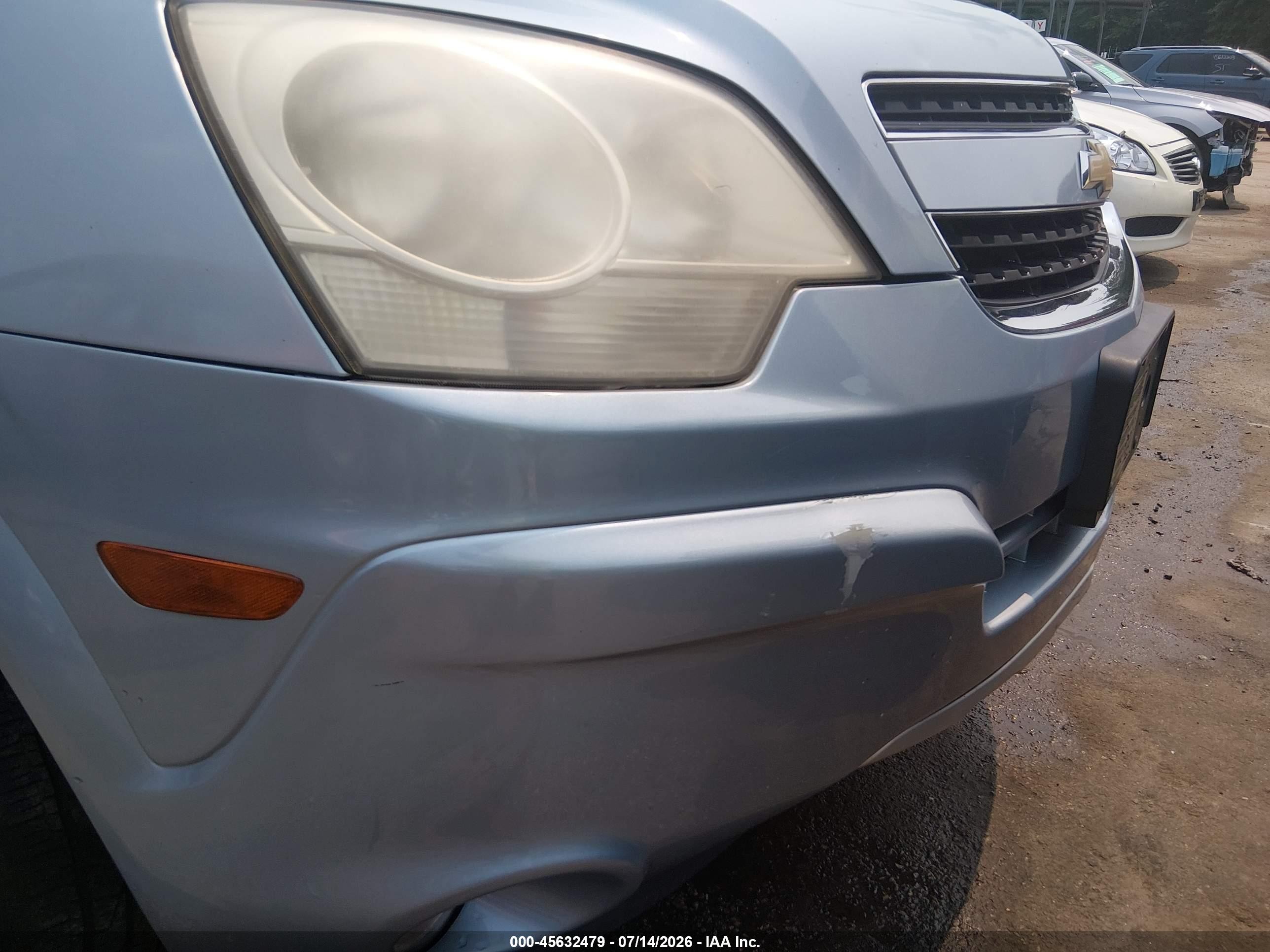 2013 Chevrolet Captiva Sport Fleet Lt Light Blue vin: 3GNAL3EK9DS585514