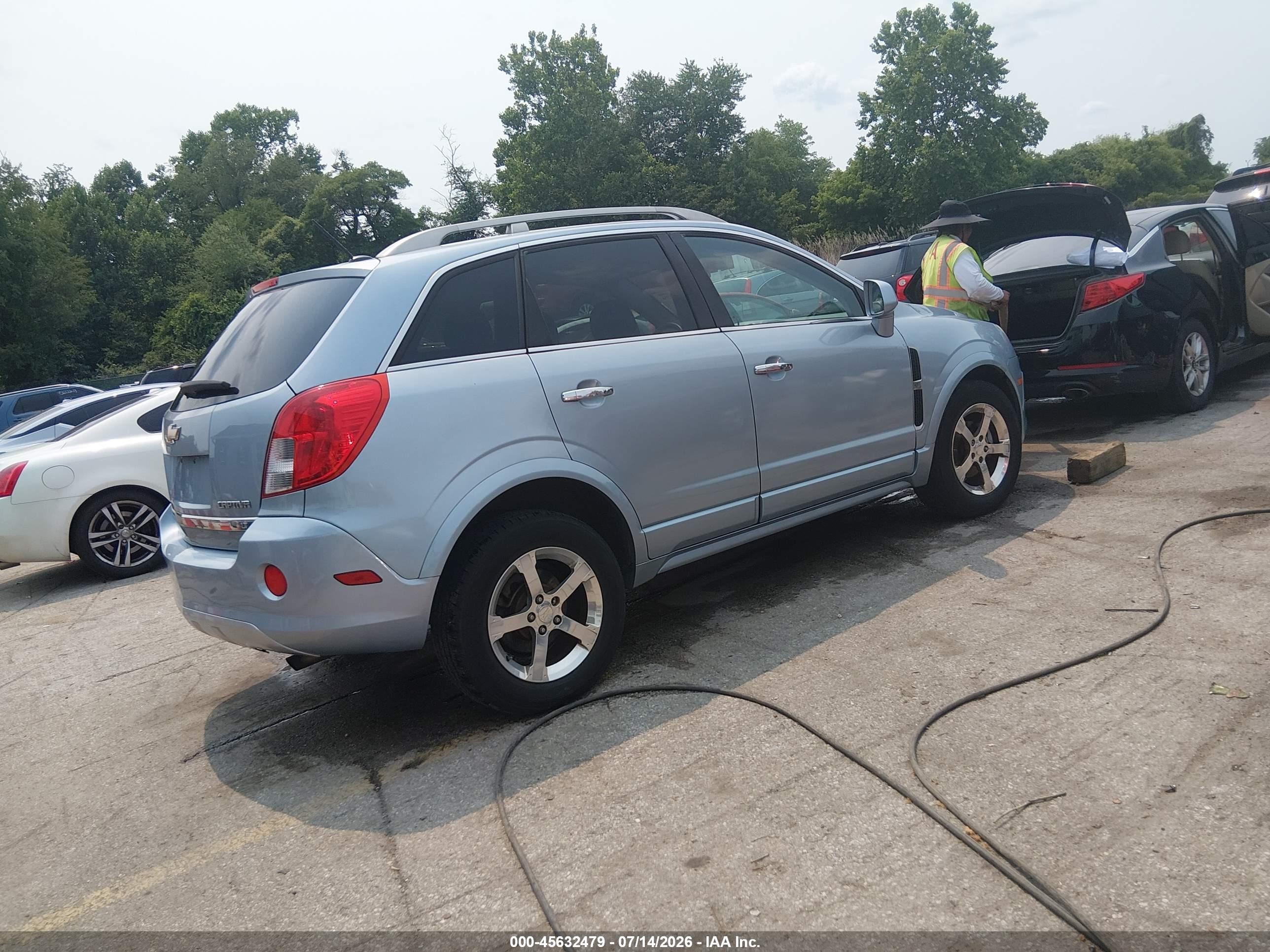 2013 Chevrolet Captiva Sport Fleet Lt Light Blue vin: 3GNAL3EK9DS585514