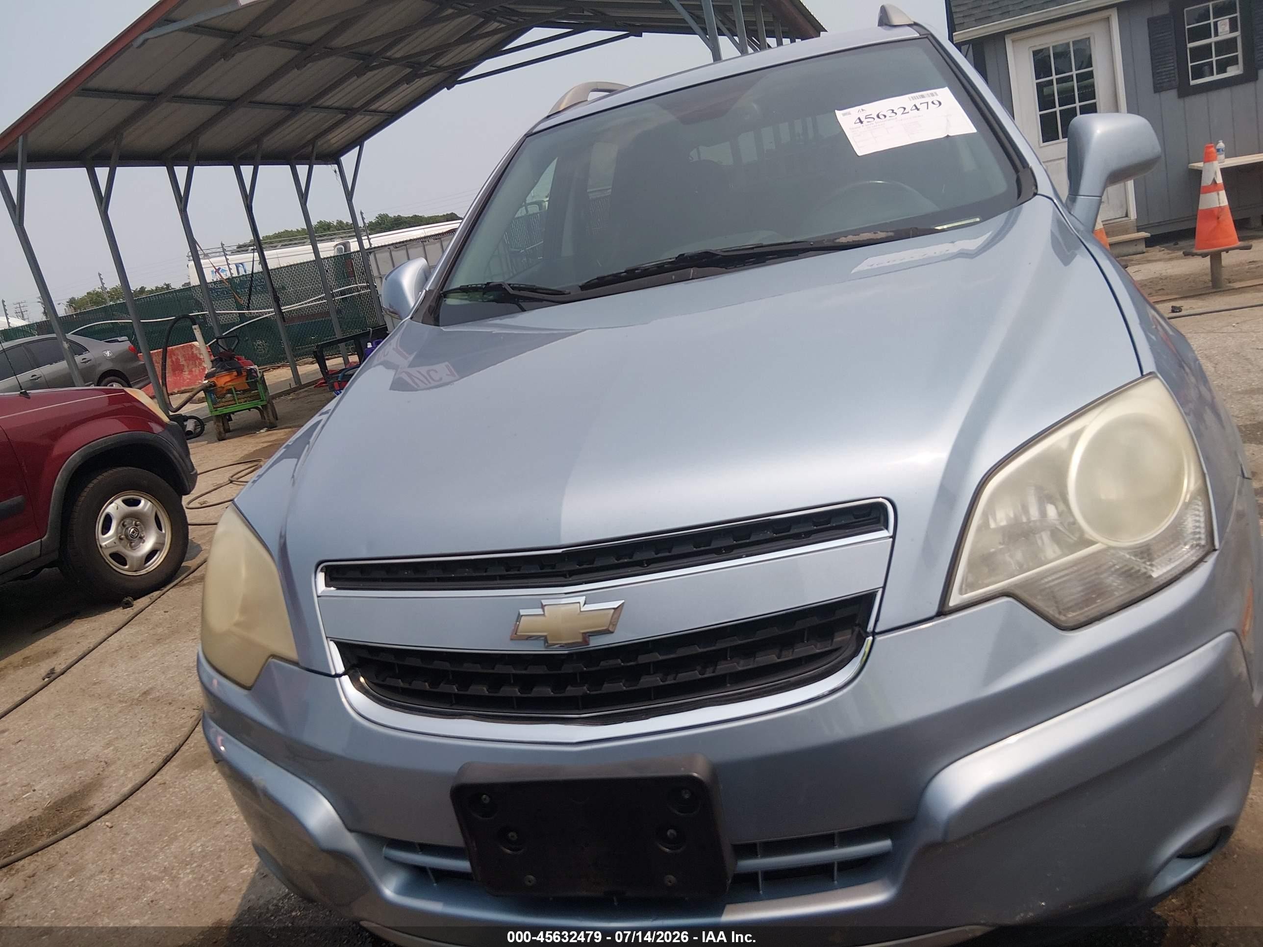 2013 Chevrolet Captiva Sport Fleet Lt Light Blue vin: 3GNAL3EK9DS585514