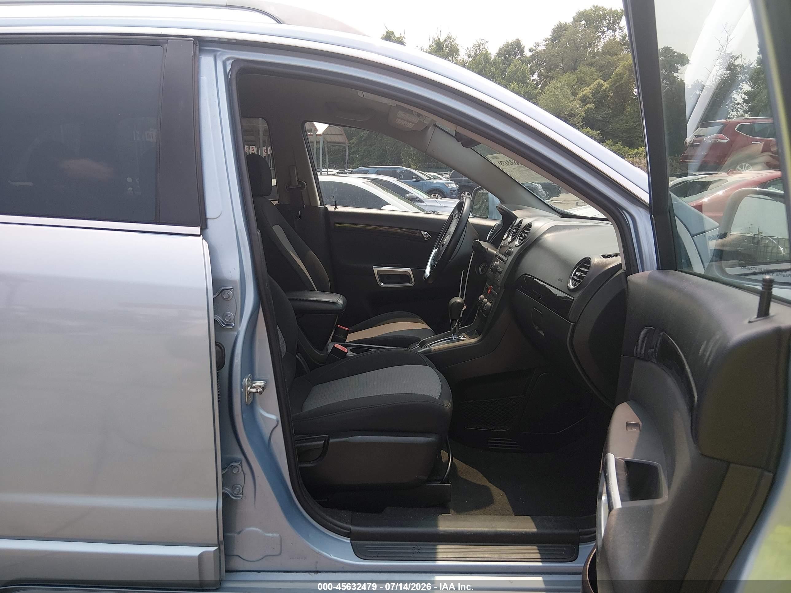 2013 Chevrolet Captiva Sport Fleet Lt Light Blue vin: 3GNAL3EK9DS585514