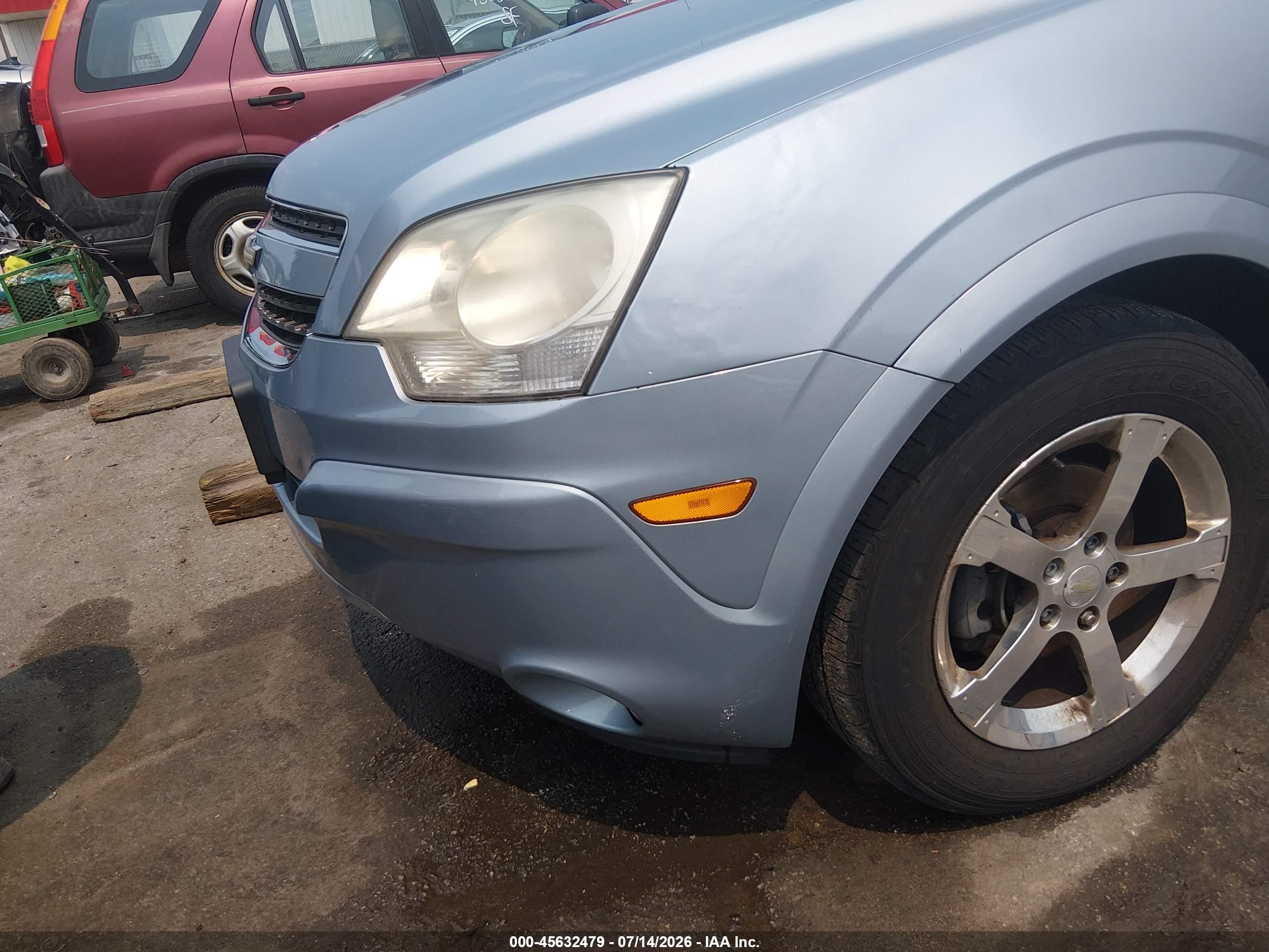 2013 Chevrolet Captiva Sport Fleet Lt Light Blue vin: 3GNAL3EK9DS585514
