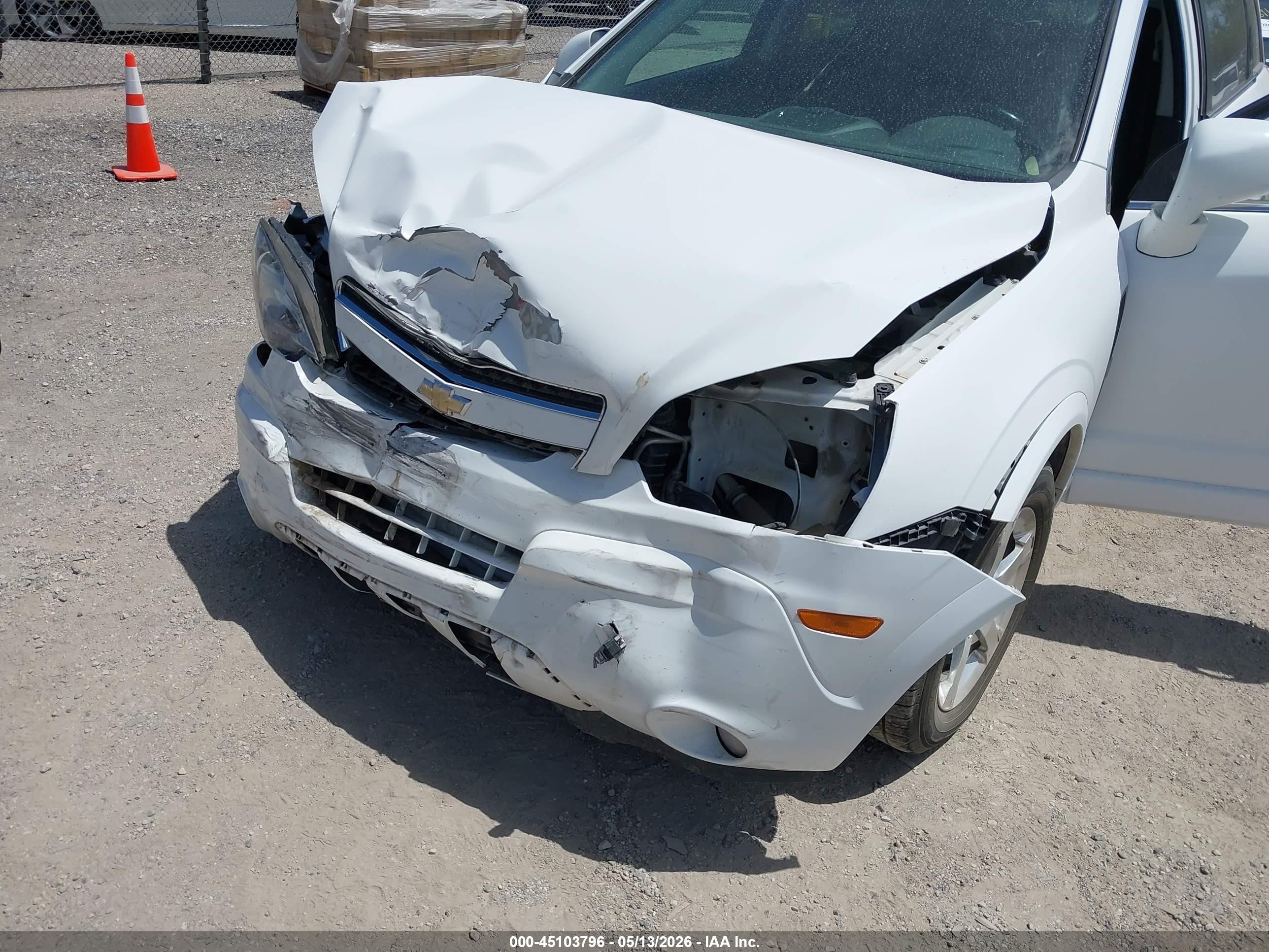 2014 Chevrolet Captiva Sport Lt White vin: 3GNAL3EK9ES504027