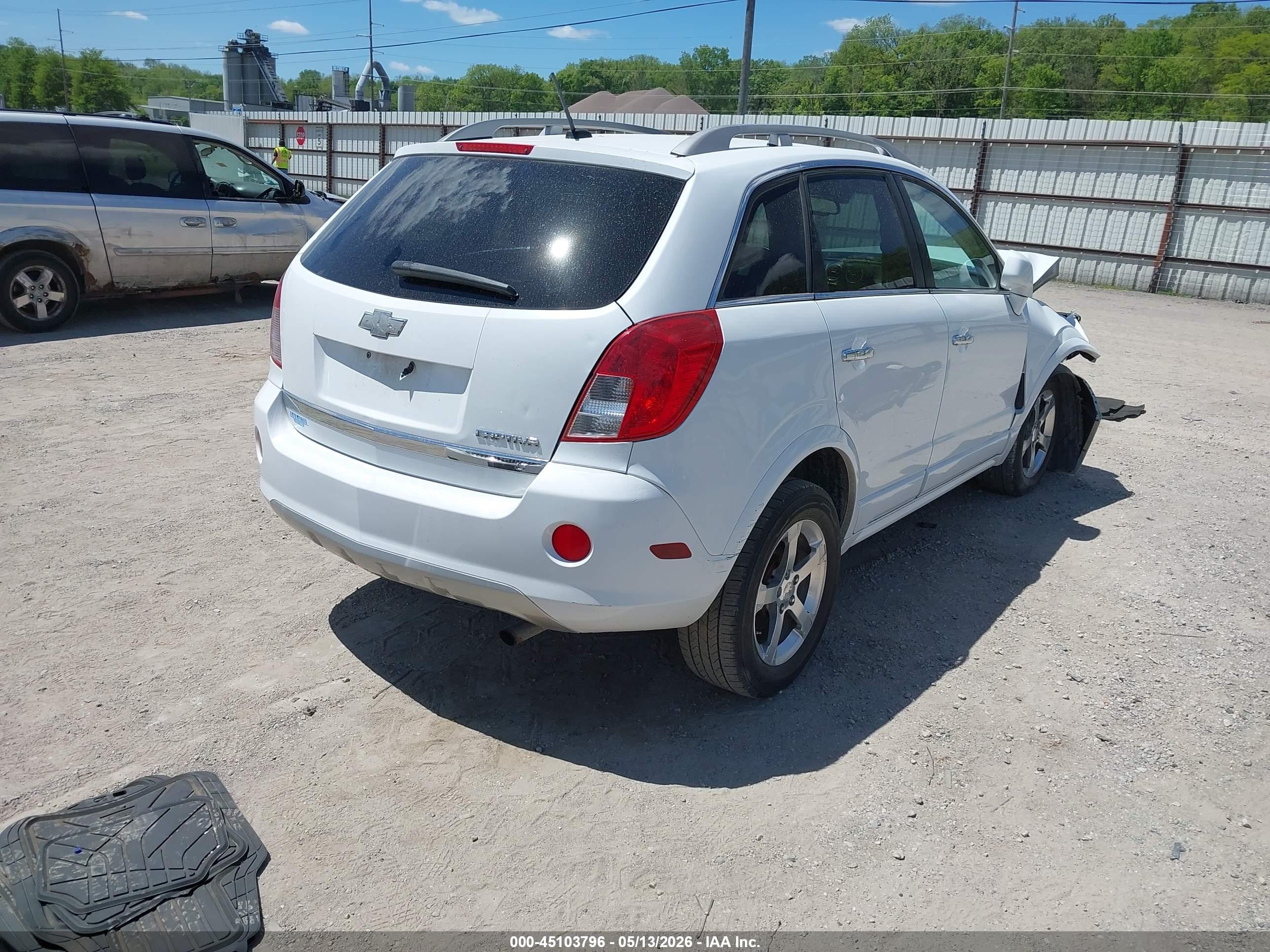 2014 Chevrolet Captiva Sport Lt White vin: 3GNAL3EK9ES504027