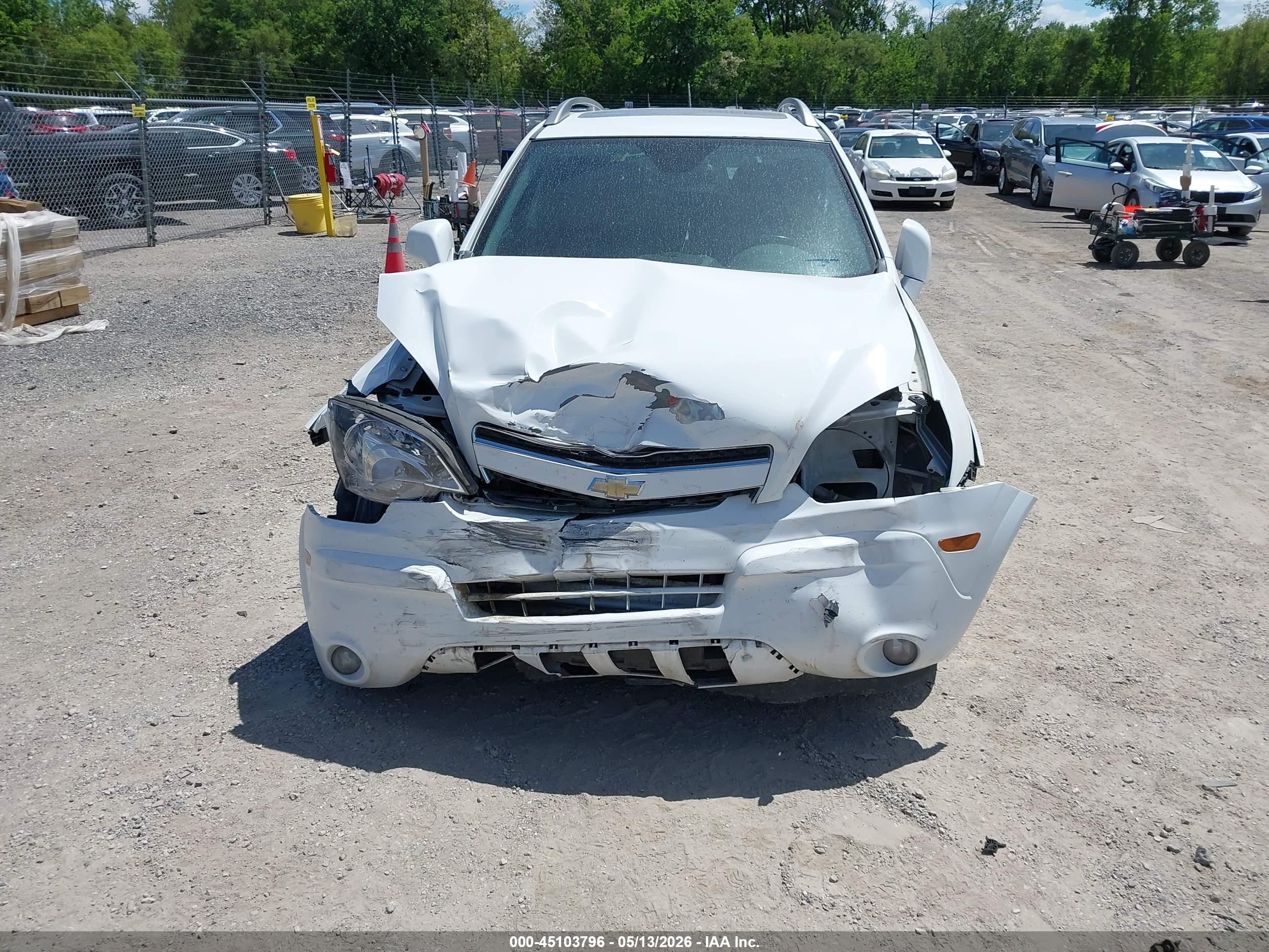 2014 Chevrolet Captiva Sport Lt White vin: 3GNAL3EK9ES504027