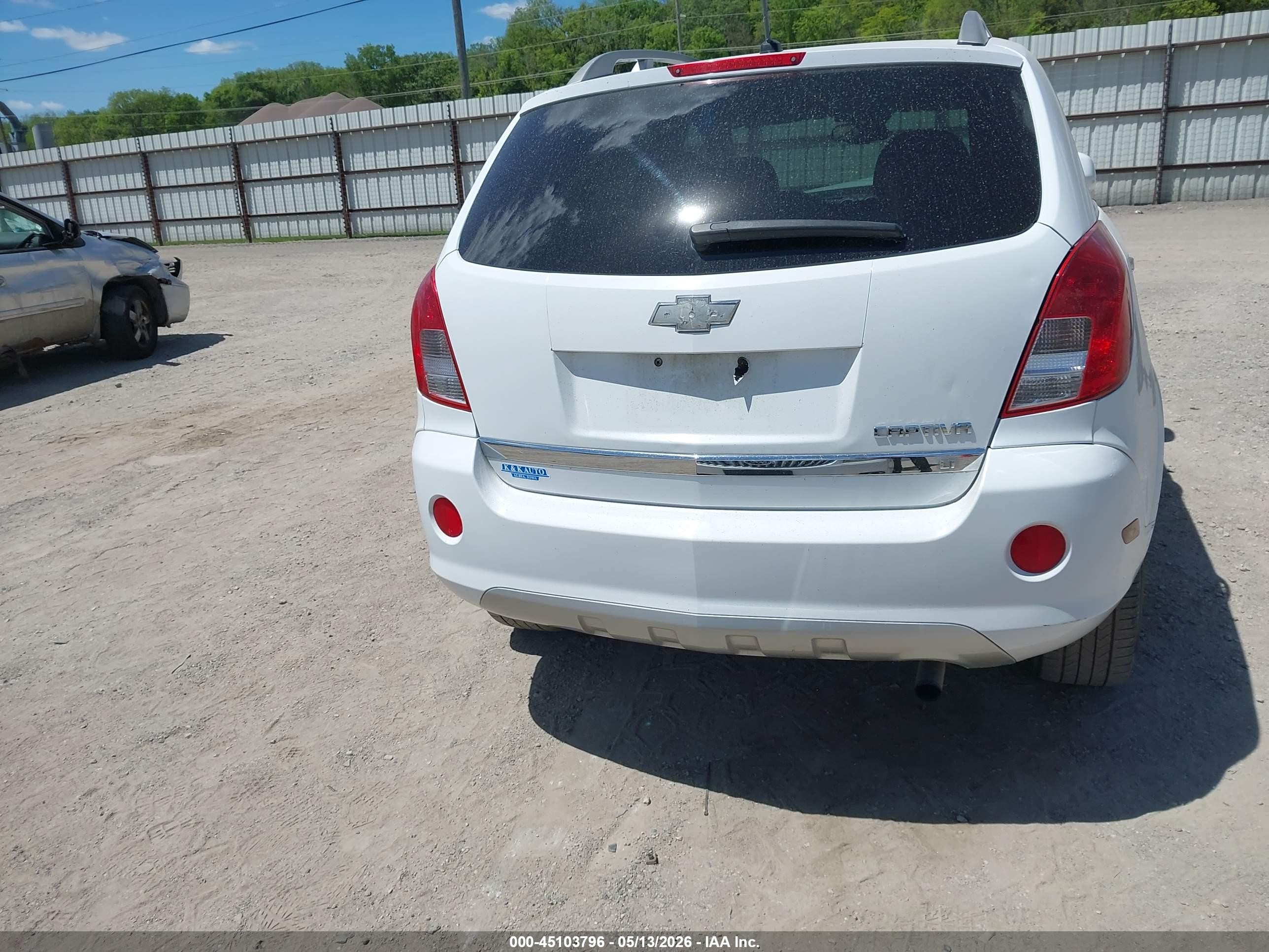 2014 Chevrolet Captiva Sport Lt White vin: 3GNAL3EK9ES504027