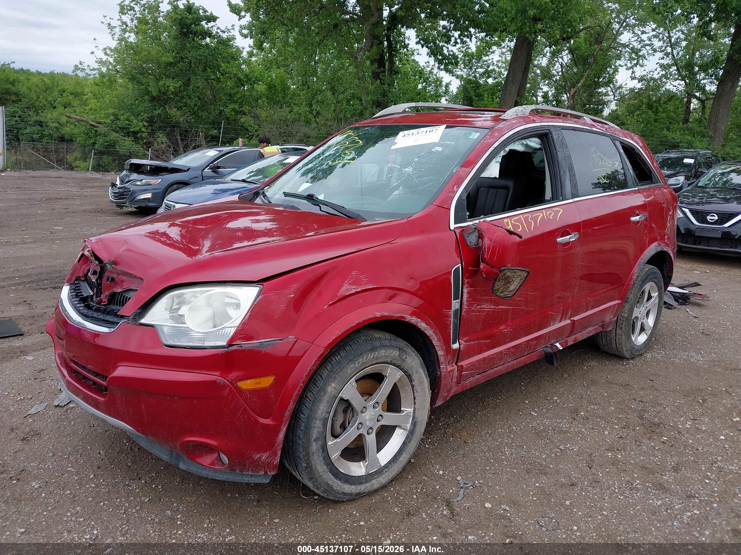 2014 Chevrolet Captiva Sport Lt Red vin: 3GNAL3EK9ES584526