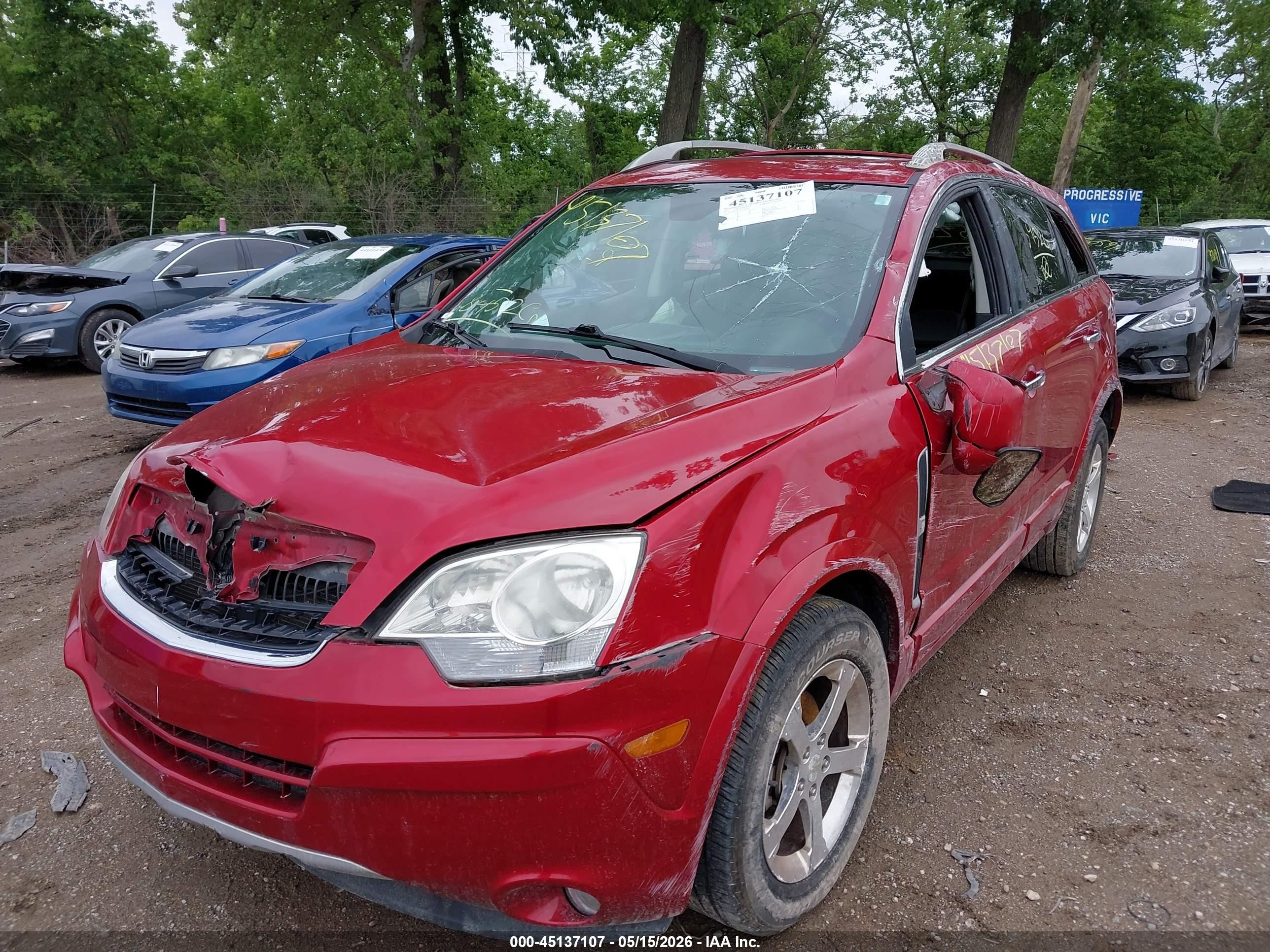2014 Chevrolet Captiva Sport Lt Red vin: 3GNAL3EK9ES584526