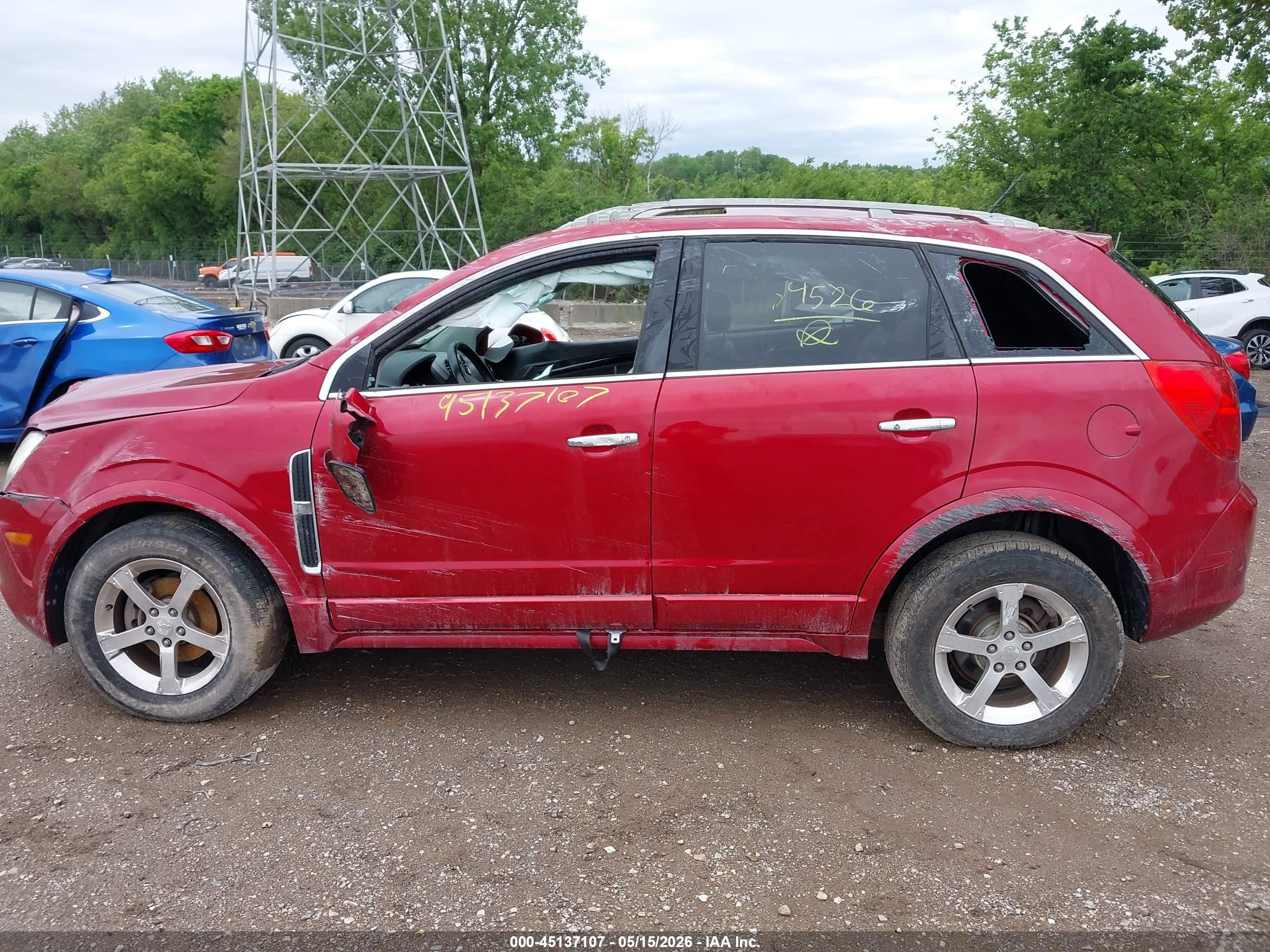 2014 Chevrolet Captiva Sport Lt Red vin: 3GNAL3EK9ES584526
