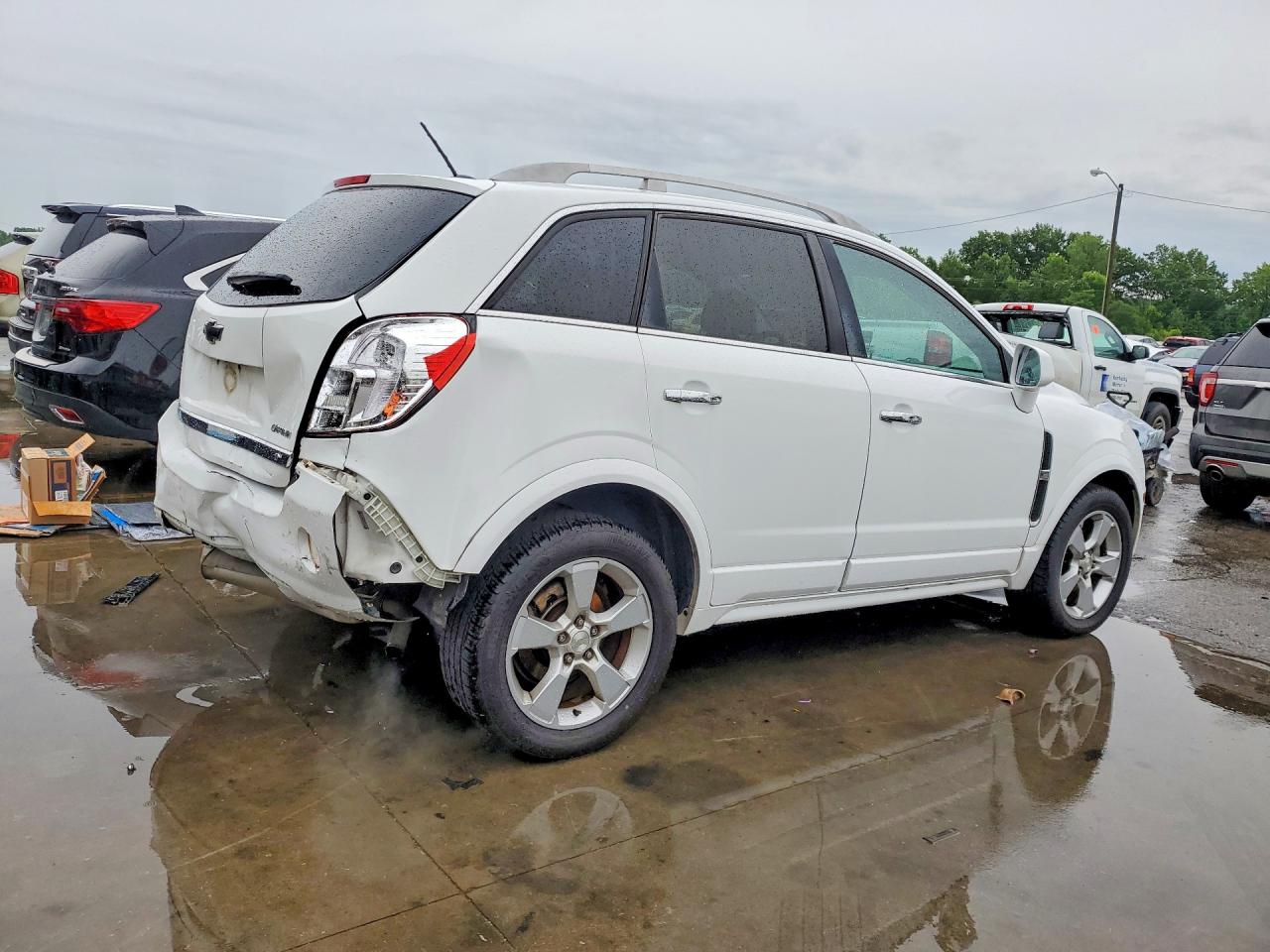 2014 Chevrolet Captiva Lt White vin: 3GNAL3EK9ES631344