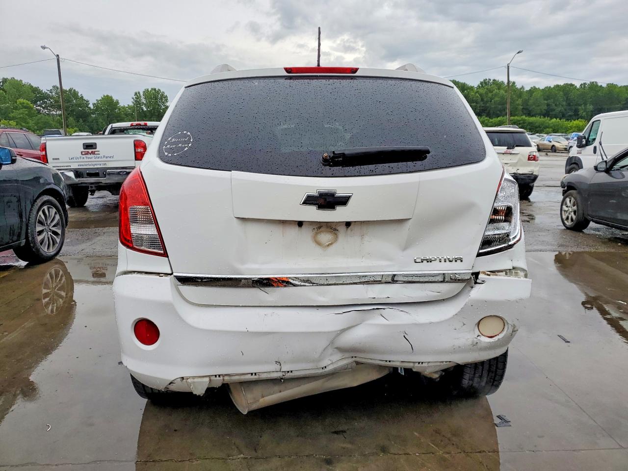 2014 Chevrolet Captiva Lt White vin: 3GNAL3EK9ES631344