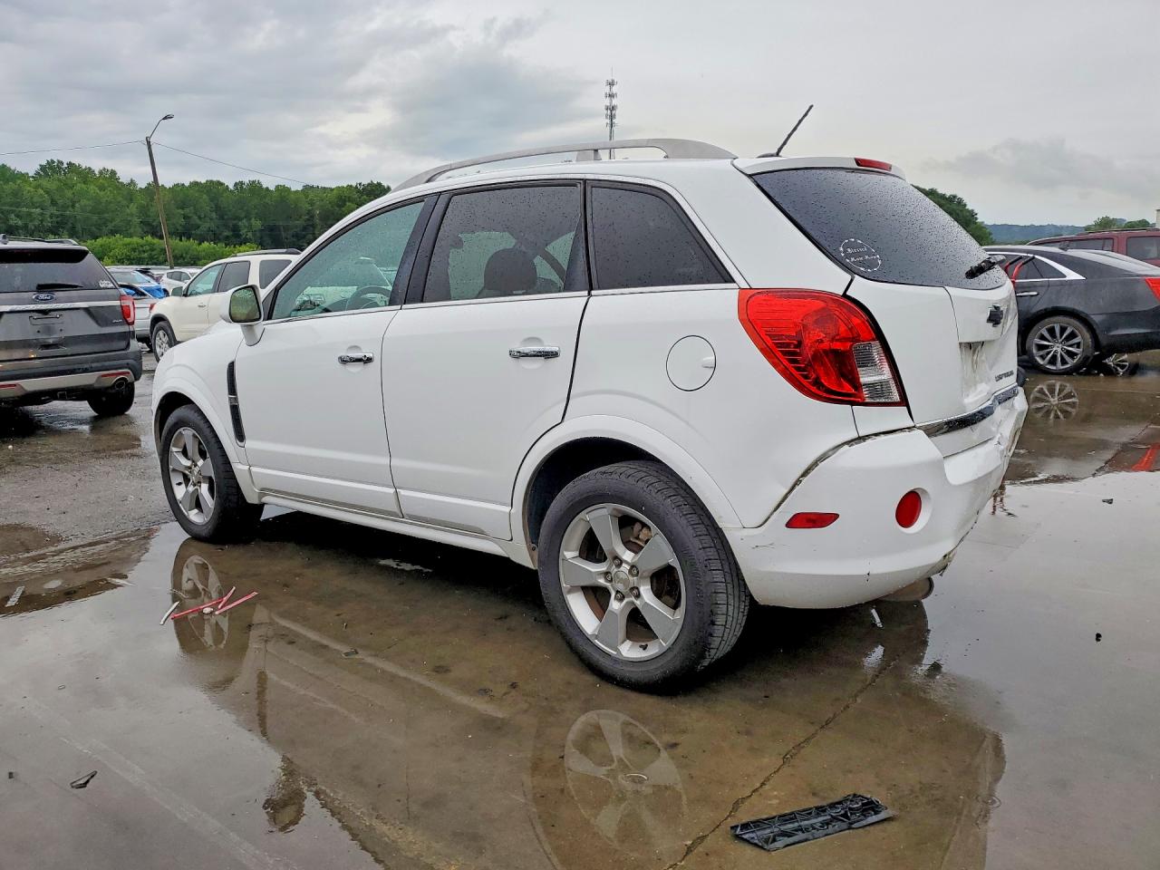 2014 Chevrolet Captiva Lt White vin: 3GNAL3EK9ES631344
