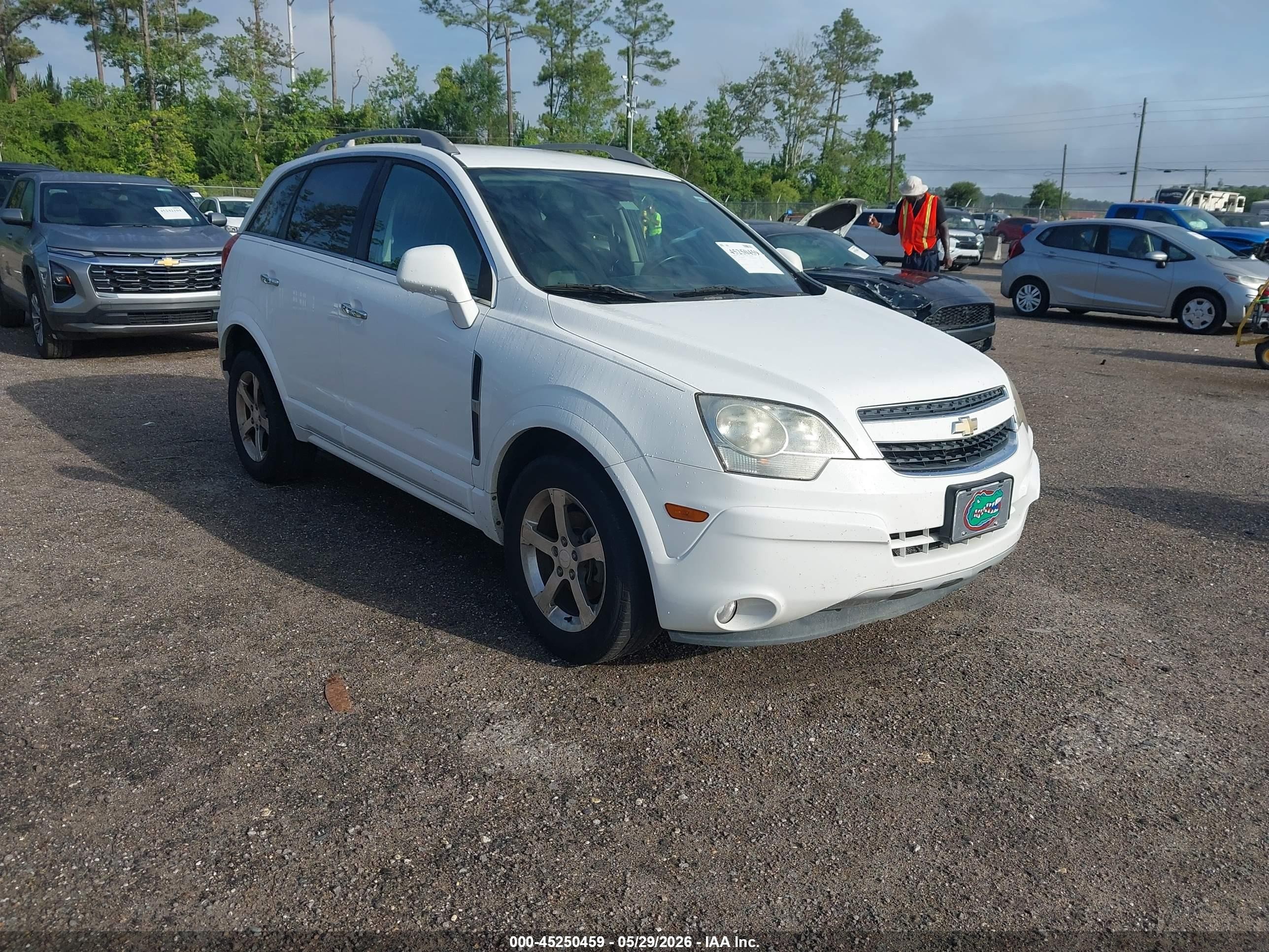 2014 Chevrolet Captiva Sport Lt White vin: 3GNAL3EKXES528286