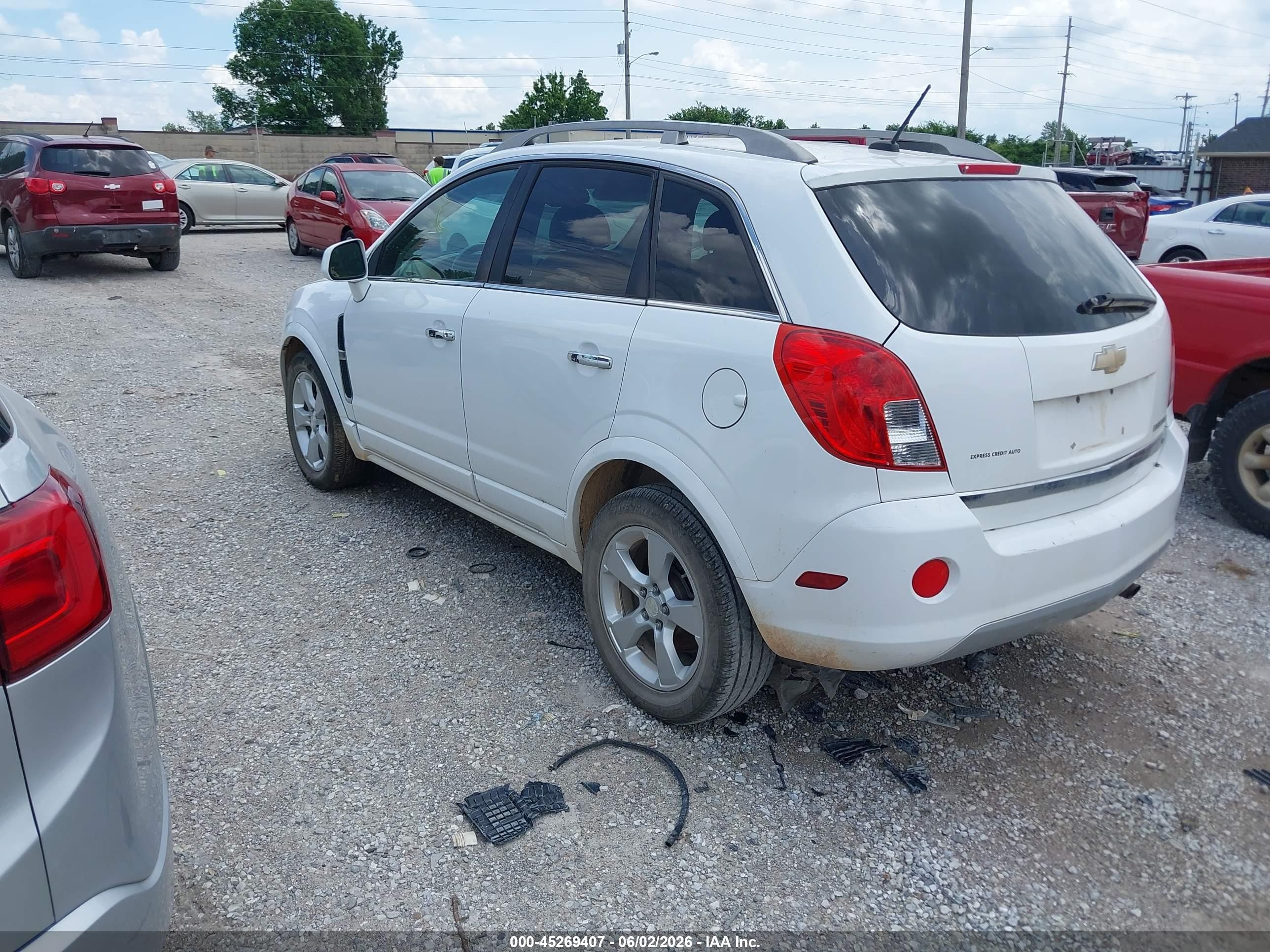 2014 Chevrolet Captiva Sport Lt White vin: 3GNAL3EKXES619980