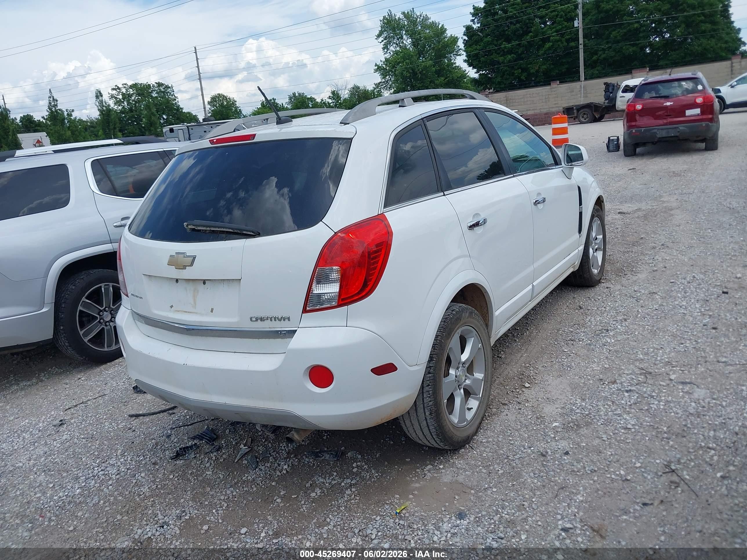 2014 Chevrolet Captiva Sport Lt White vin: 3GNAL3EKXES619980