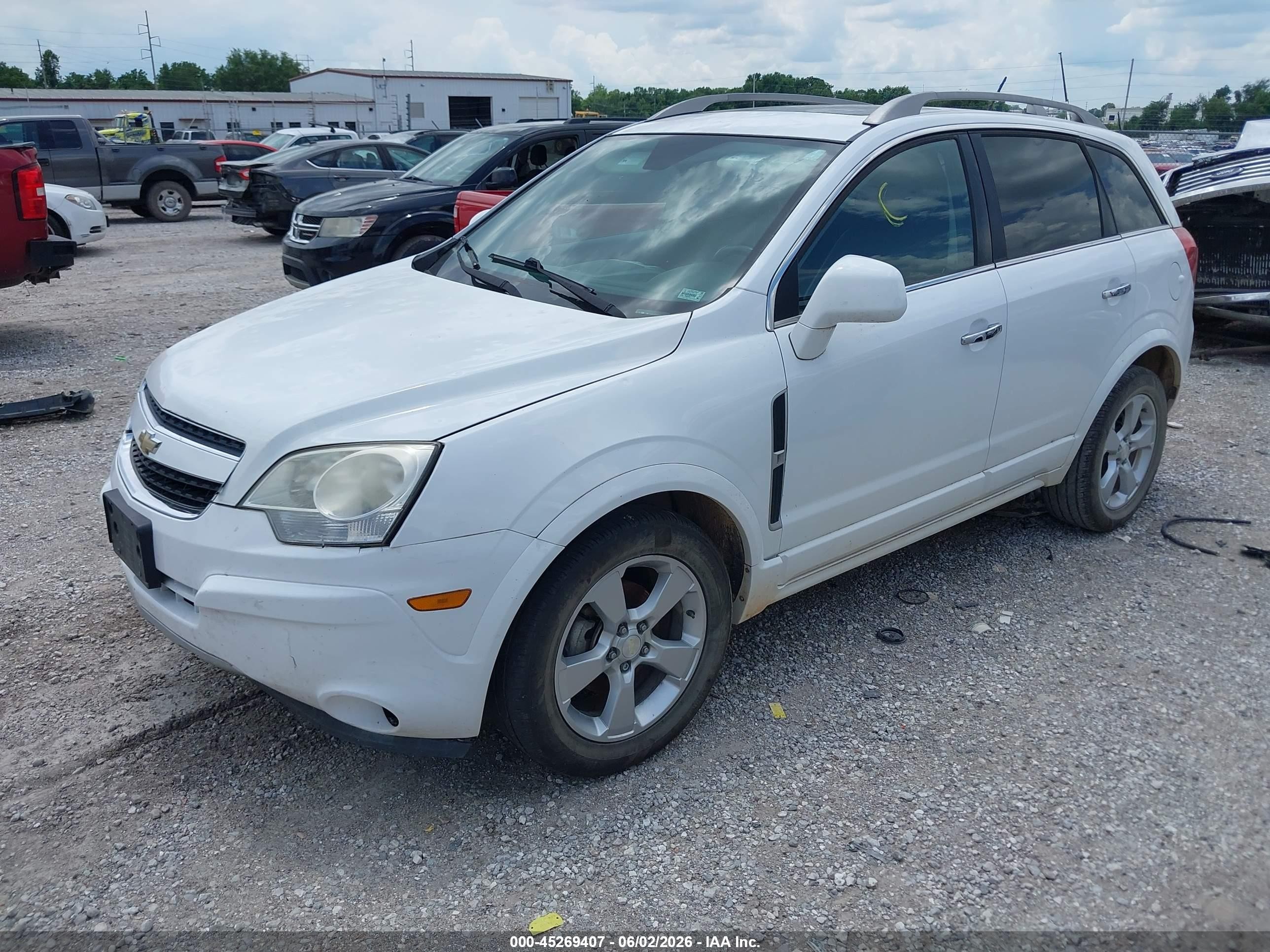 2014 Chevrolet Captiva Sport Lt White vin: 3GNAL3EKXES619980