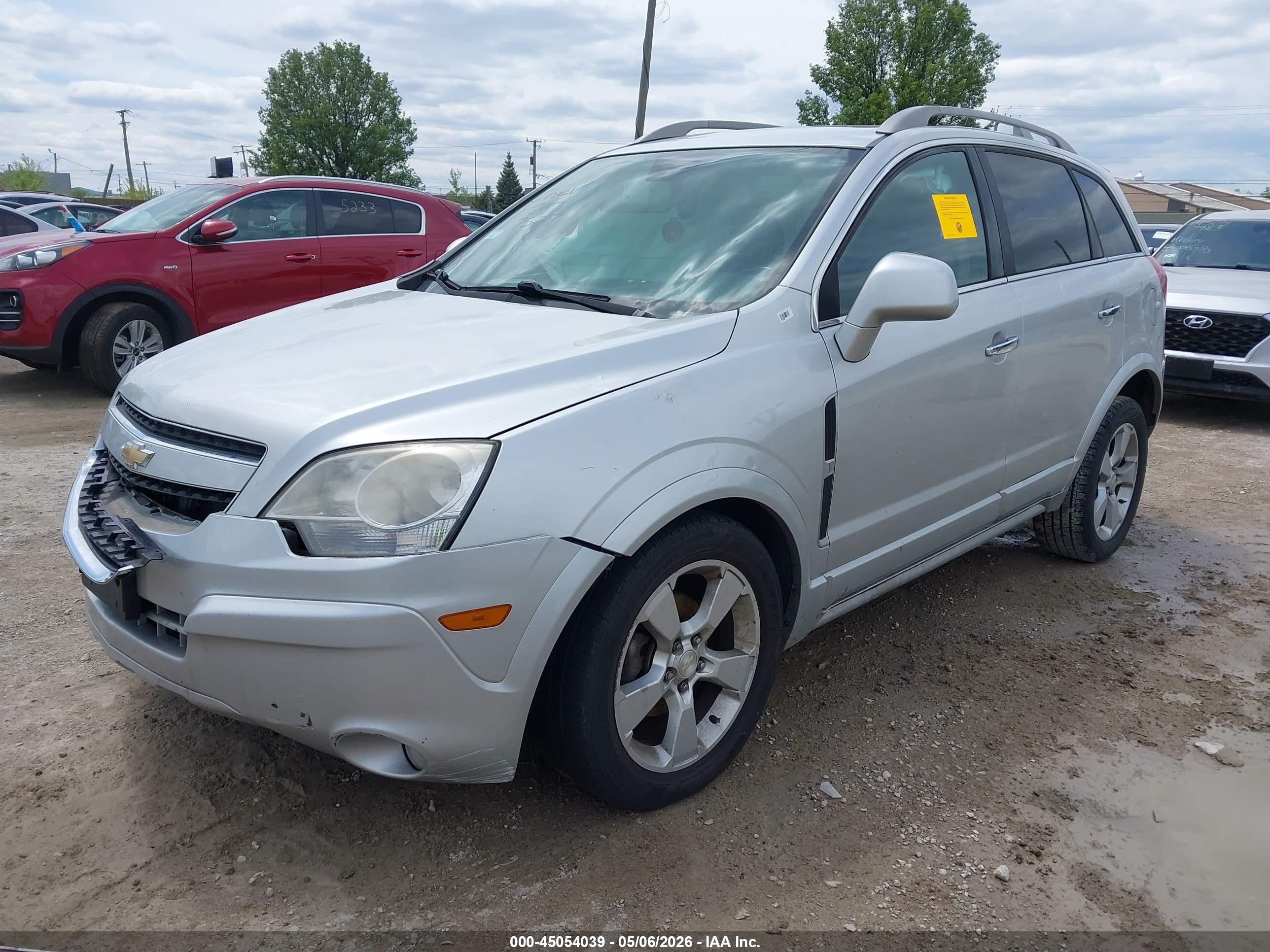 2014 Chevrolet Captiva Sport Lt Gray vin: 3GNAL3EKXES662974
