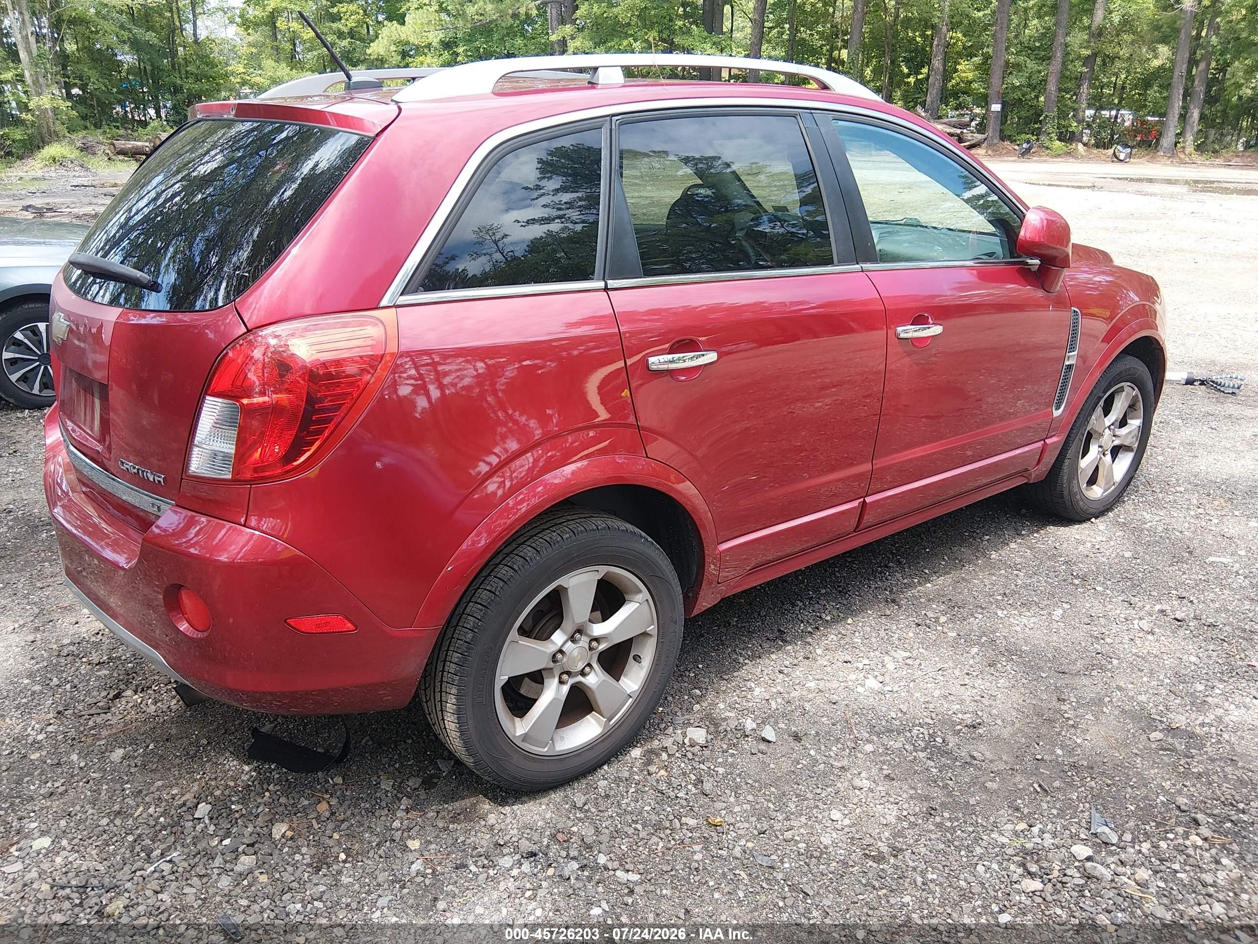 2015 Chevrolet Captiva Sport Fleet Lt Red vin: 3GNAL3EKXFS520383