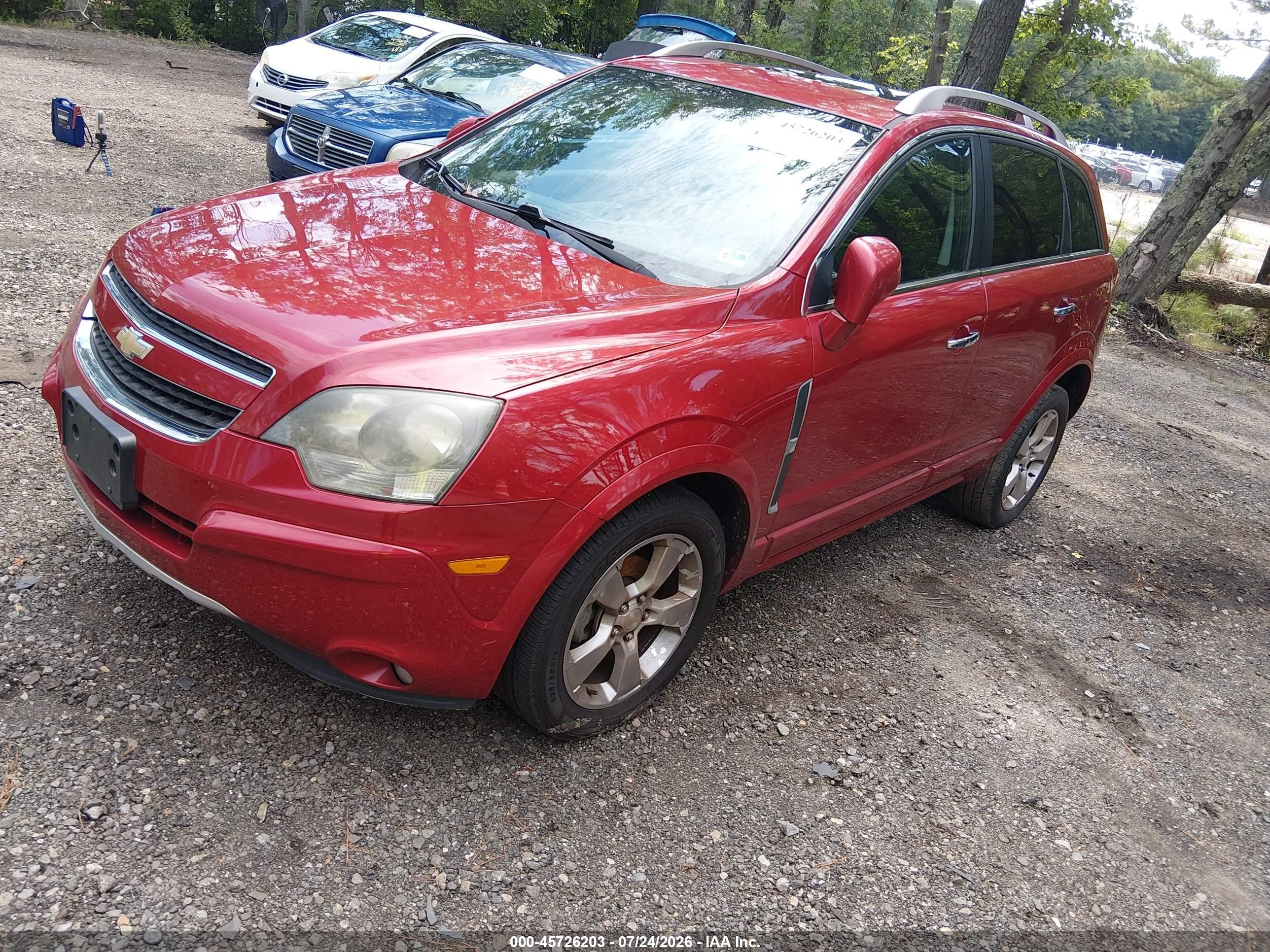 2015 Chevrolet Captiva Sport Fleet Lt Red vin: 3GNAL3EKXFS520383